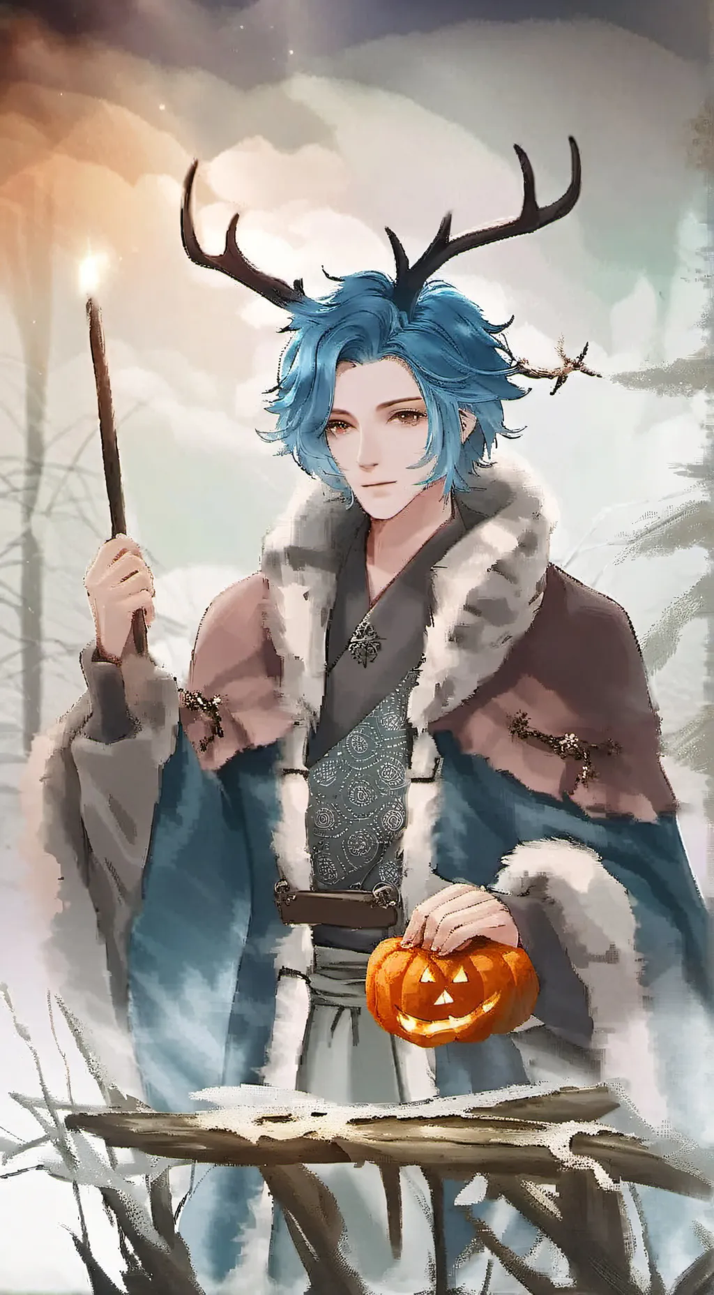 ai character: Dues taph  background
