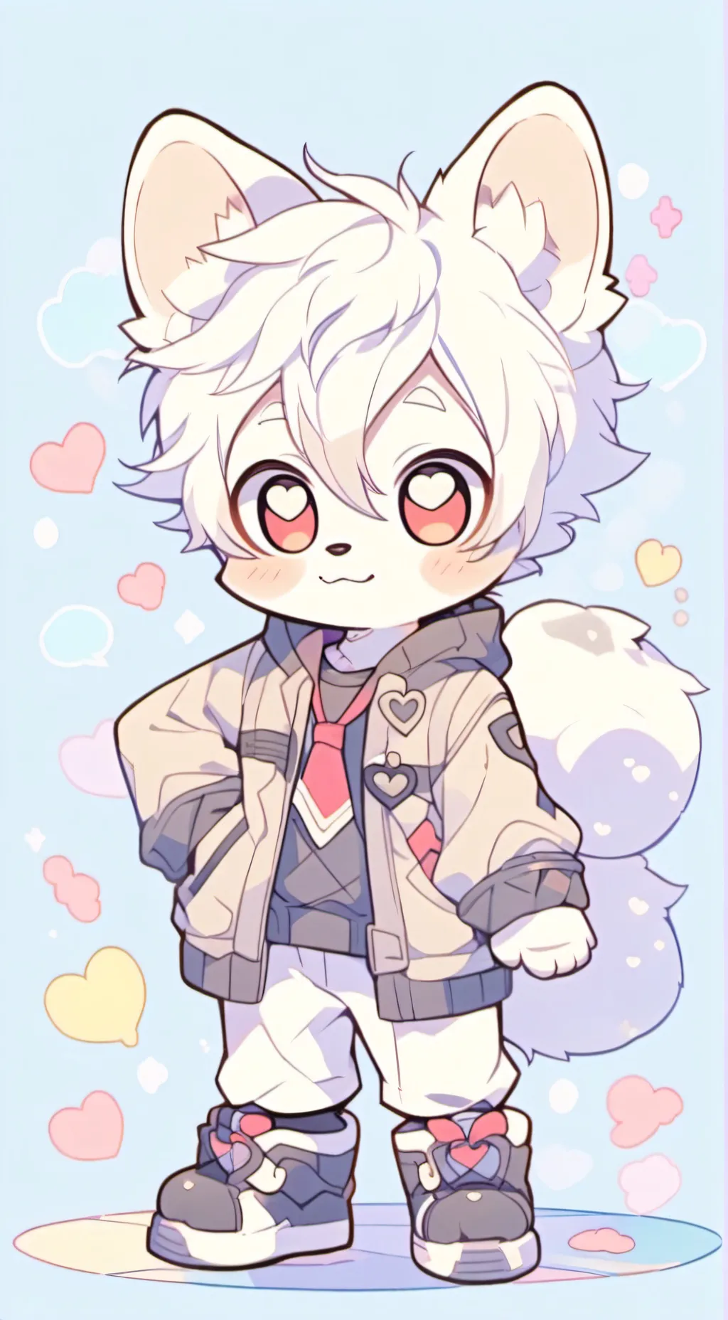 ai character: boy kisser  background