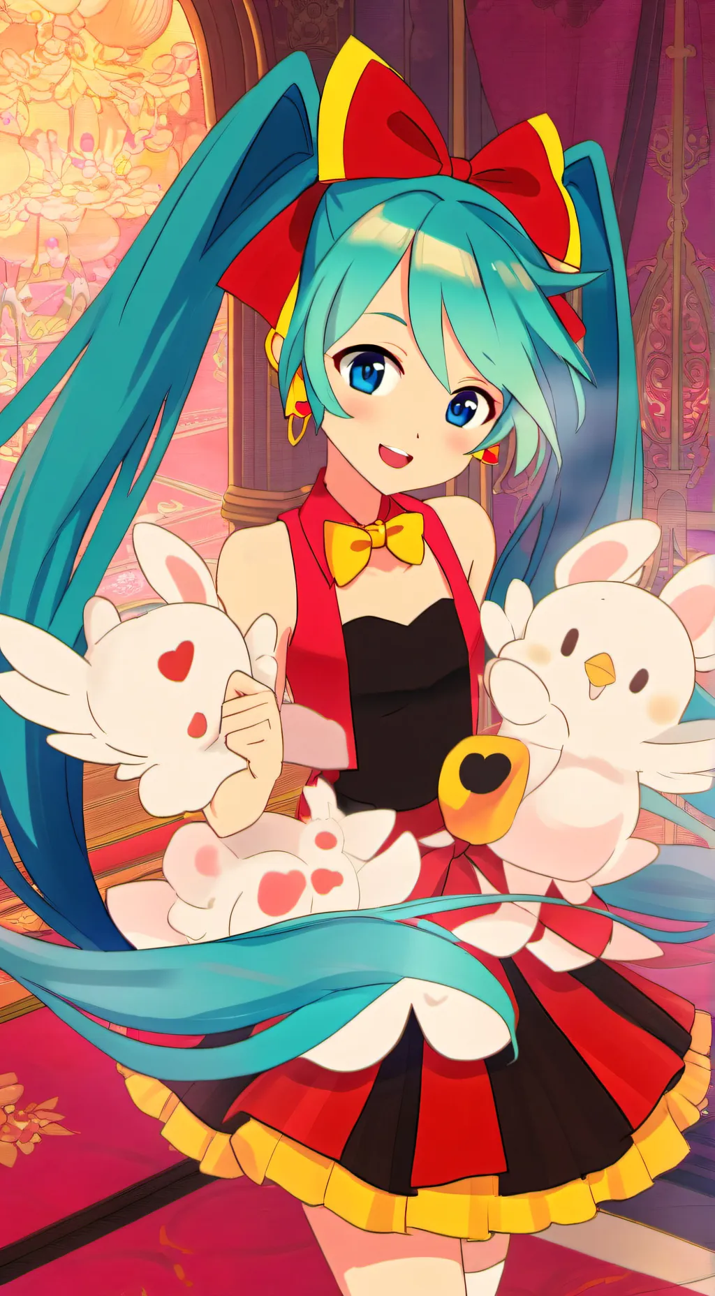ai character: Hatsune Miku background