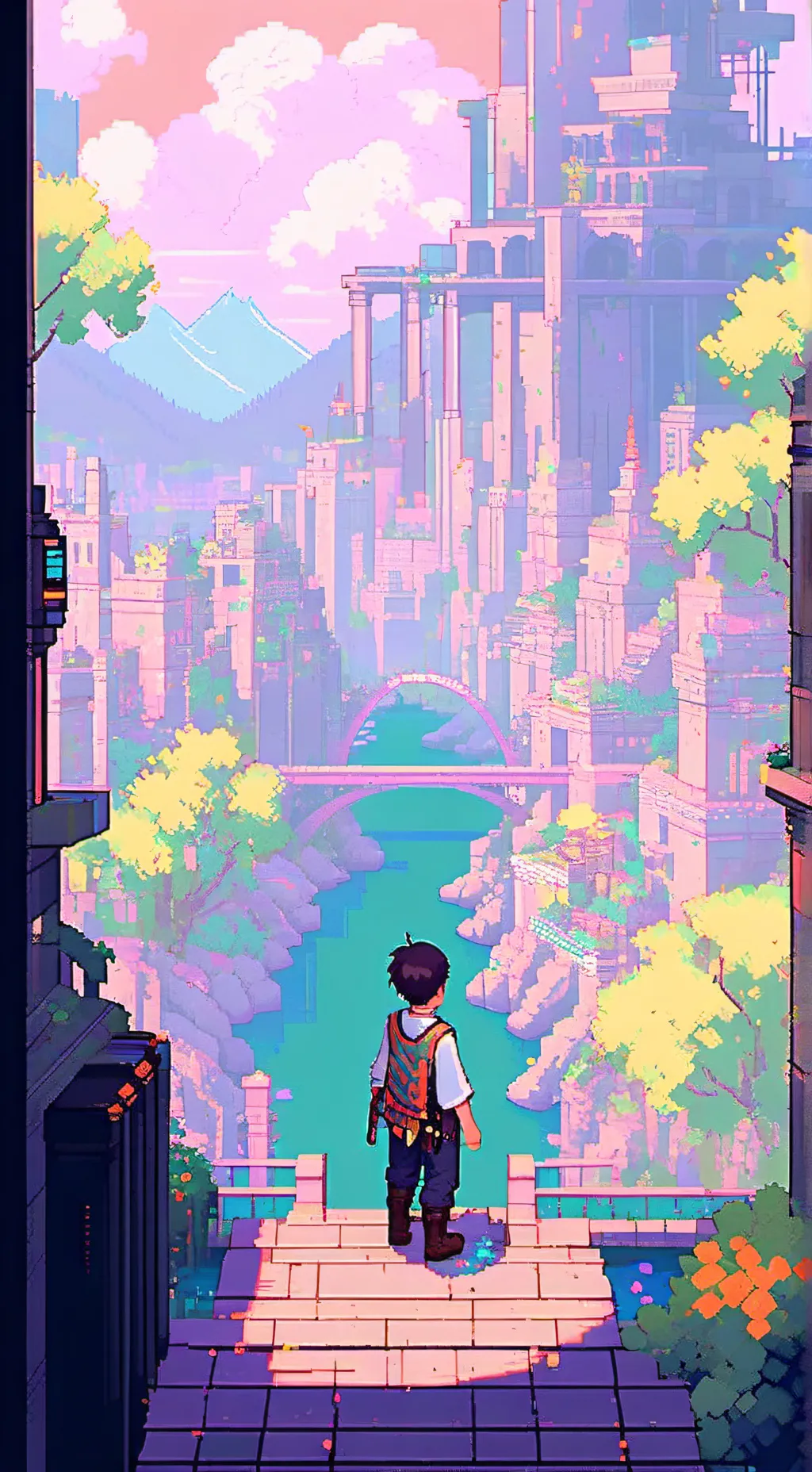 ai character: Tsc meets Elliot!! background