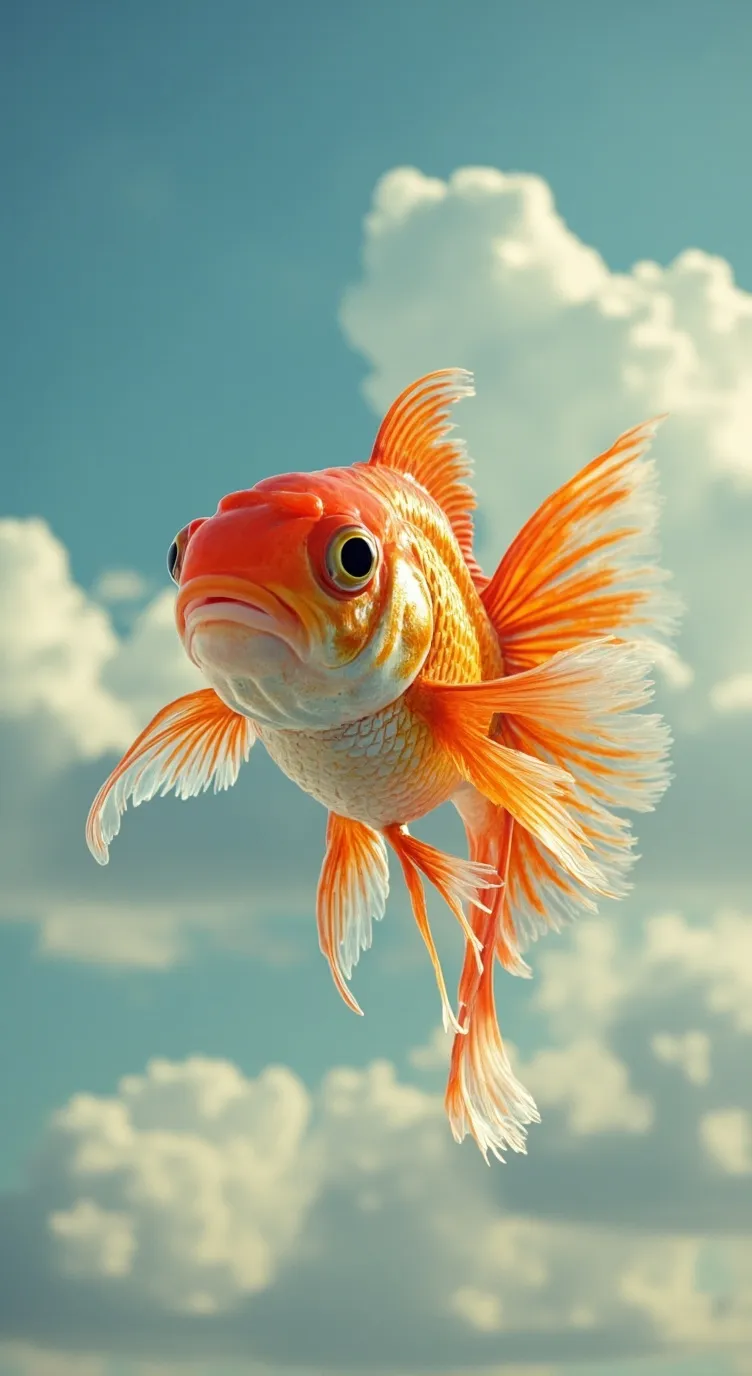 ai character: silly fish  background