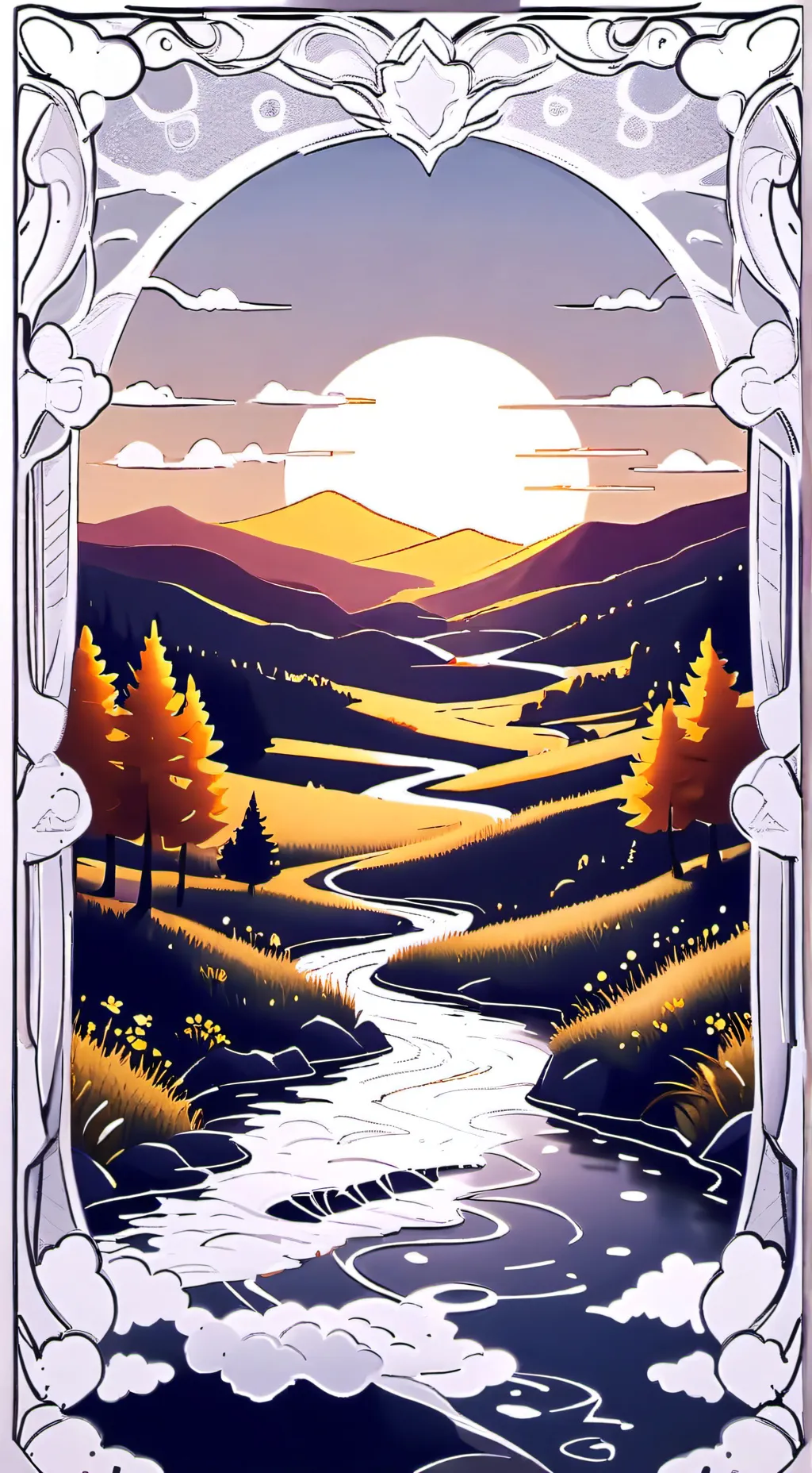ai character: Observation day background