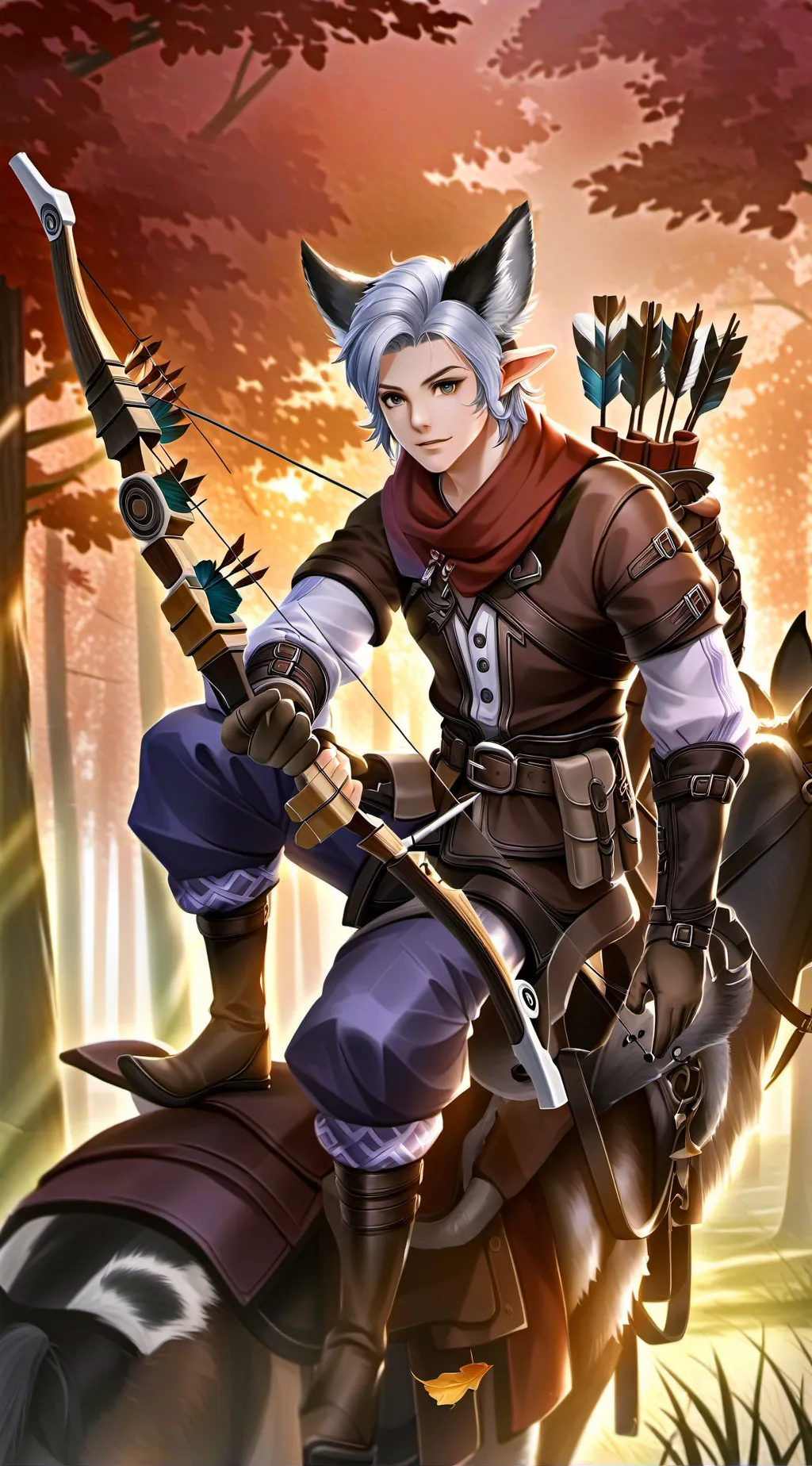 ai character: Feles background