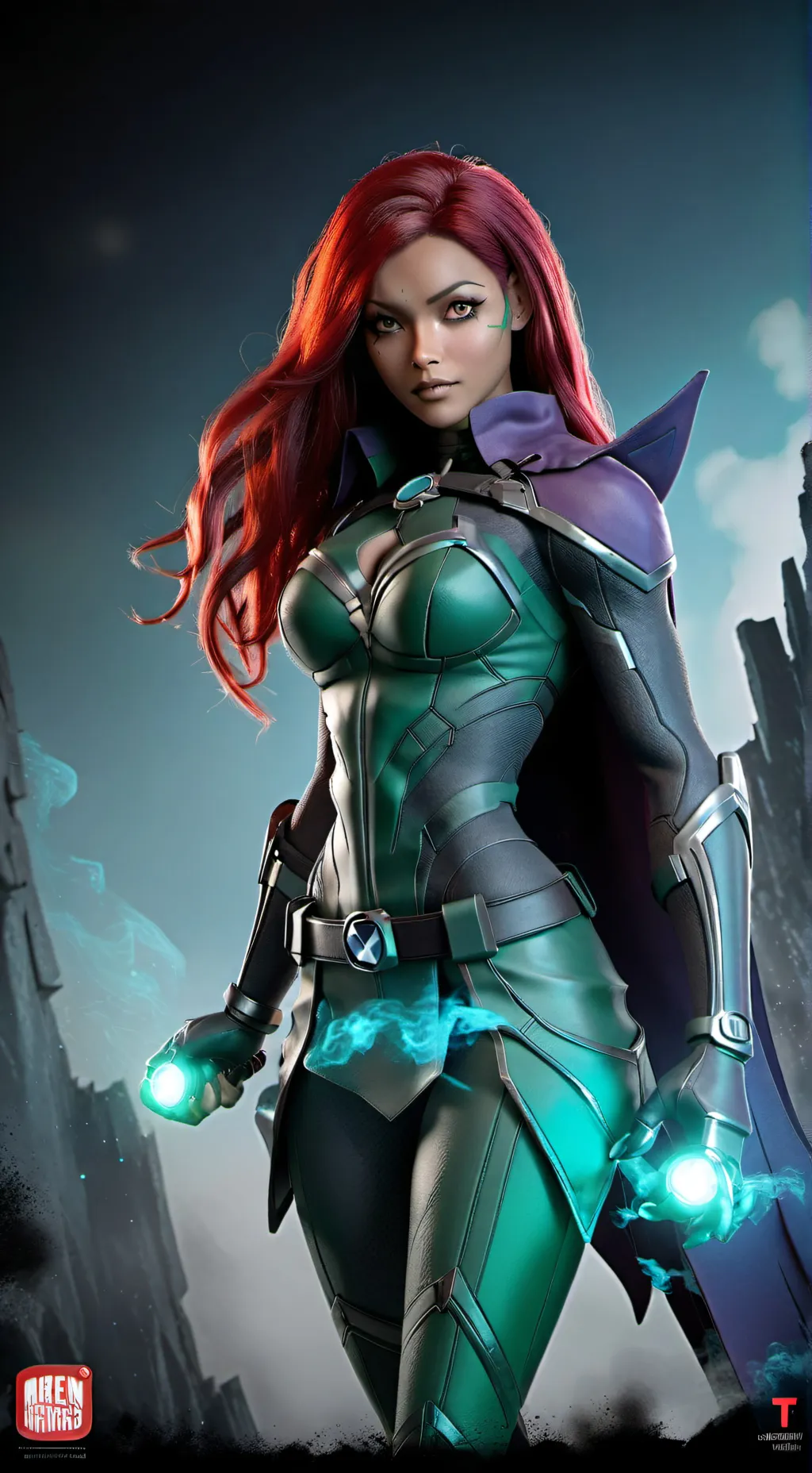 ai character: Teen Titans background