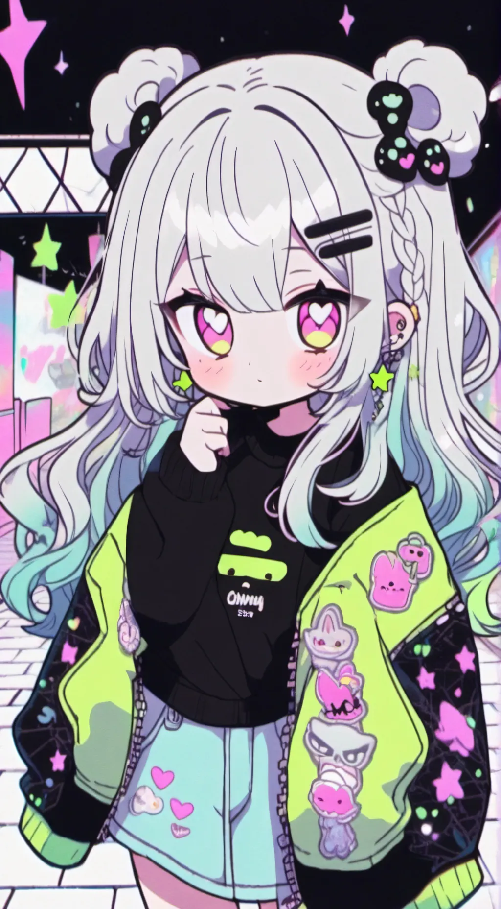 ai character: DD my Md OC  background