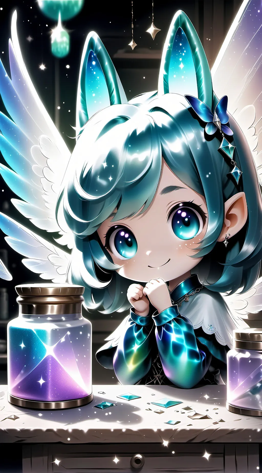 ai character: Fadinha Spirit background