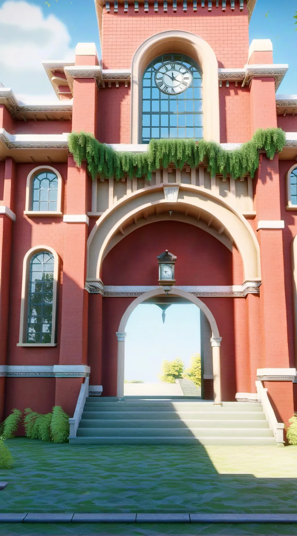 ai character: my school v2 background