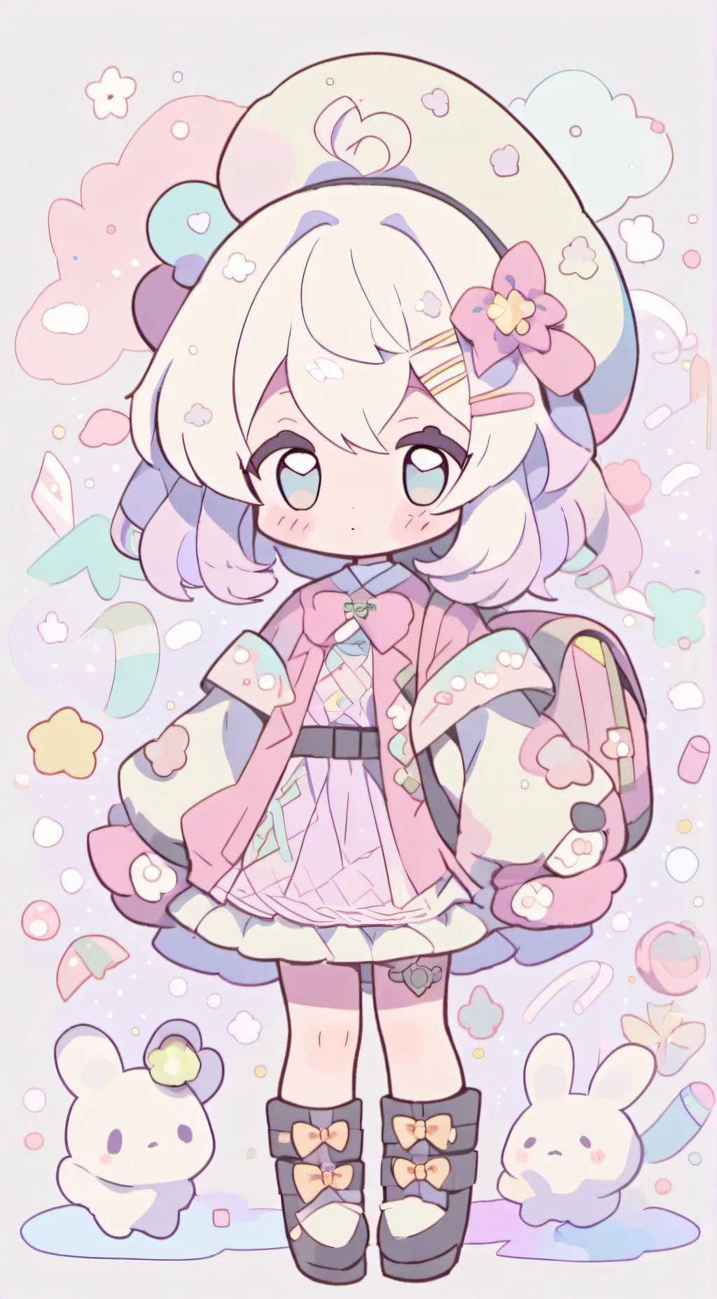 ai character: Chibi Rabii background
