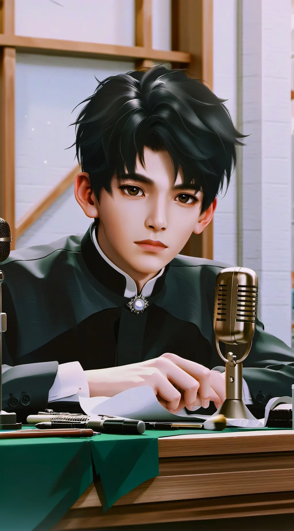ai character: Damian background