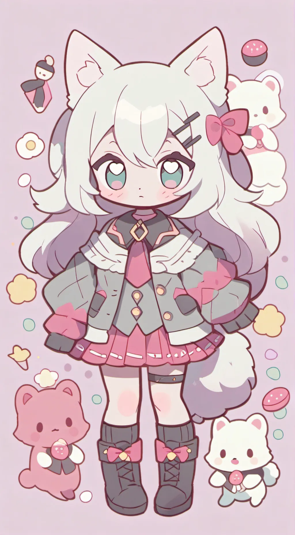 ai character: SarahWolfYT background