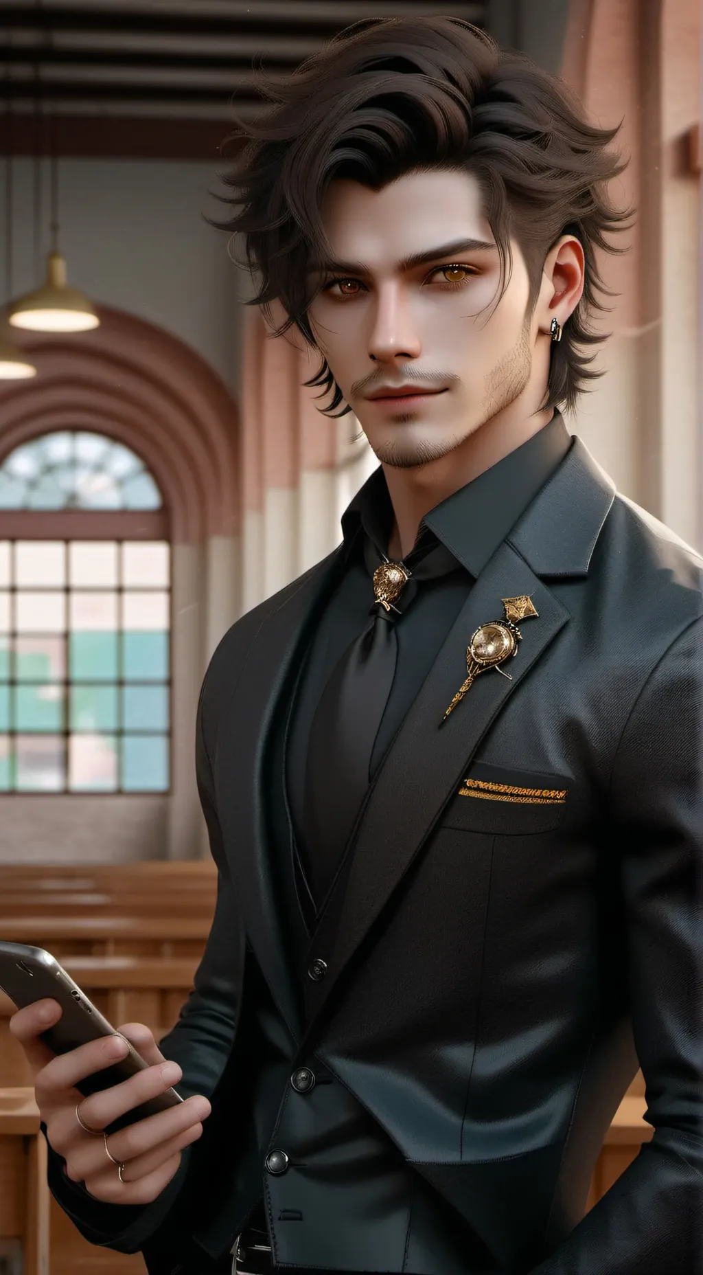 ai character: Blake  background