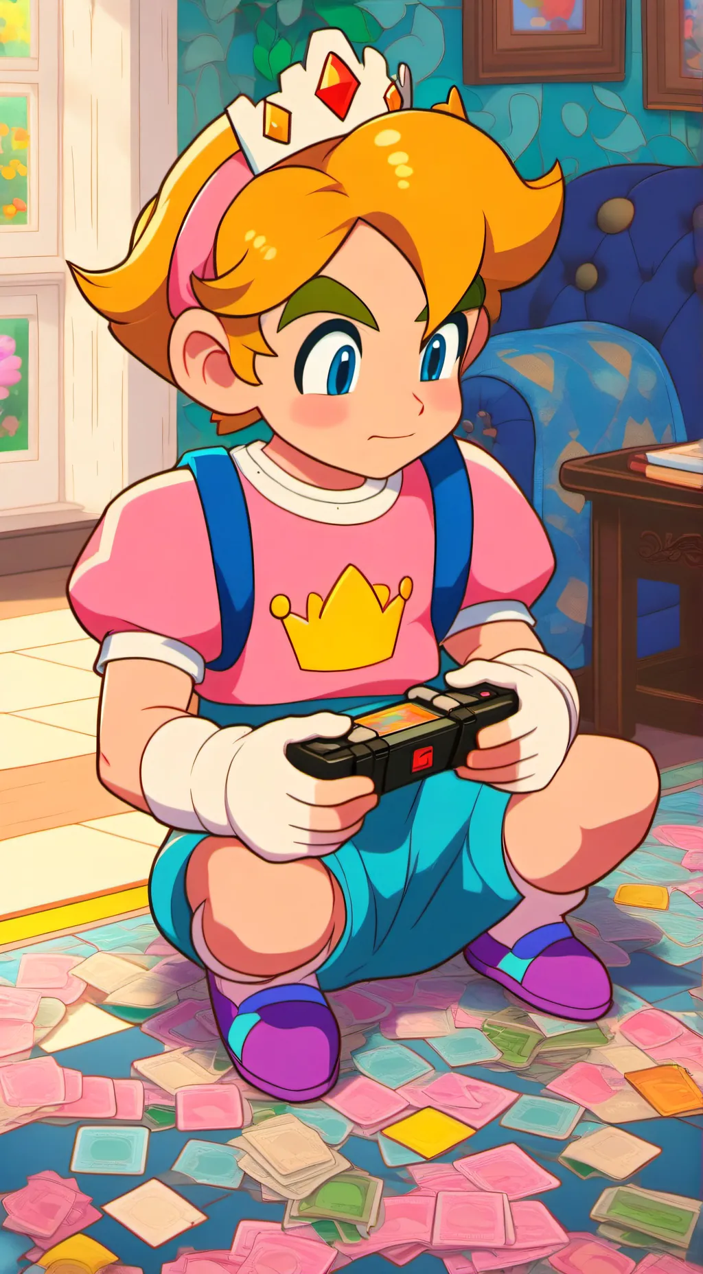 ai character: Gameboy Tf background