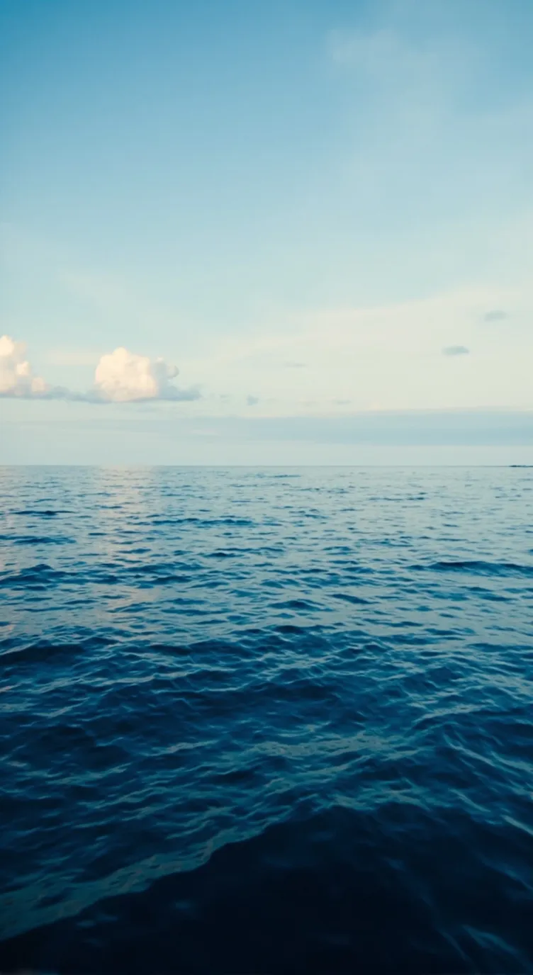 ai character: The ocean background
