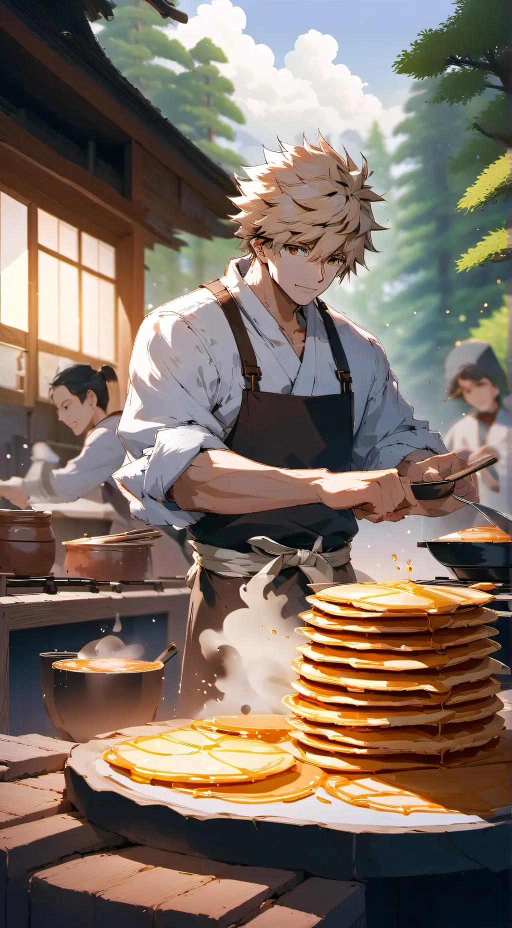 ai character: DekuBaku background