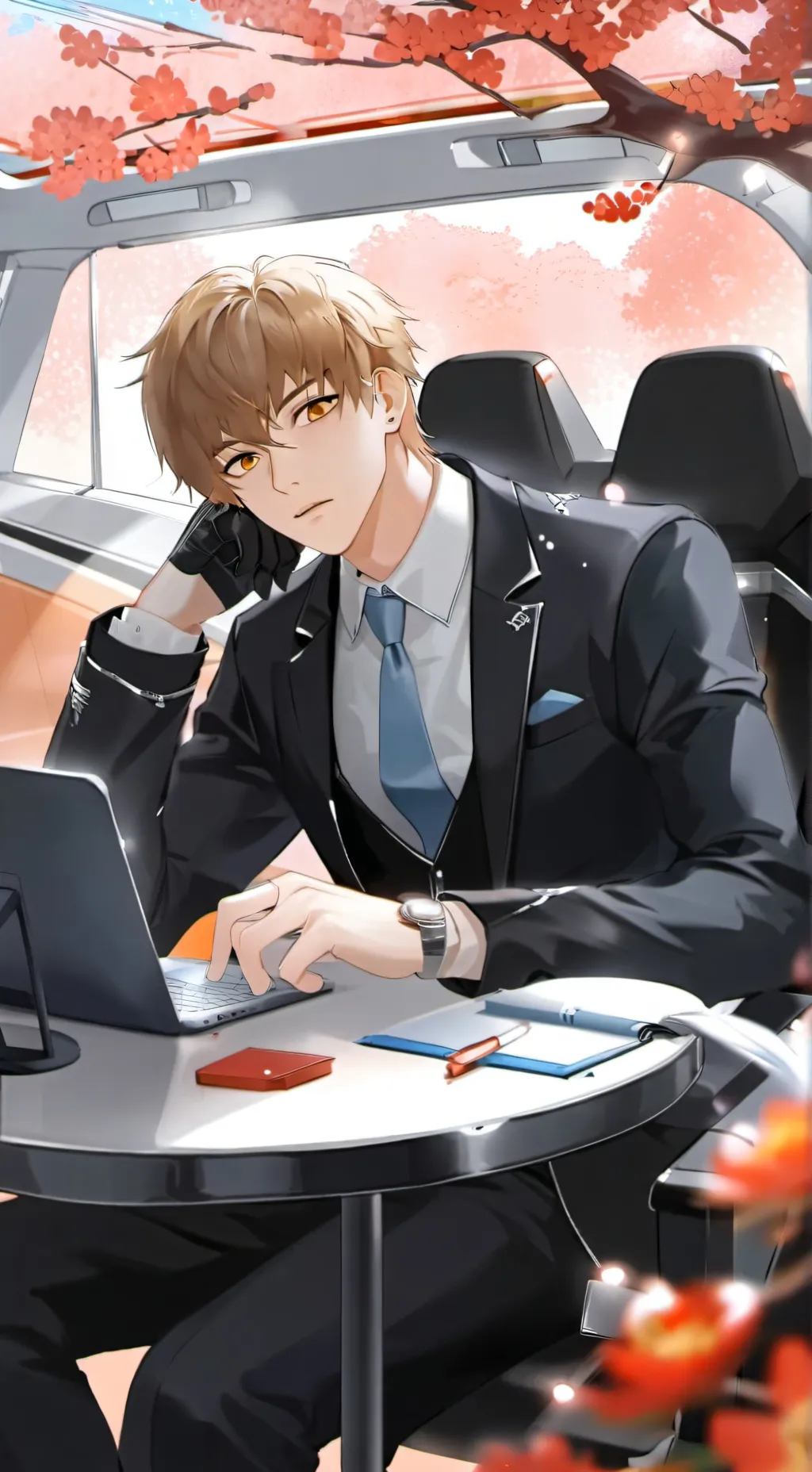 ai character: Ron  background