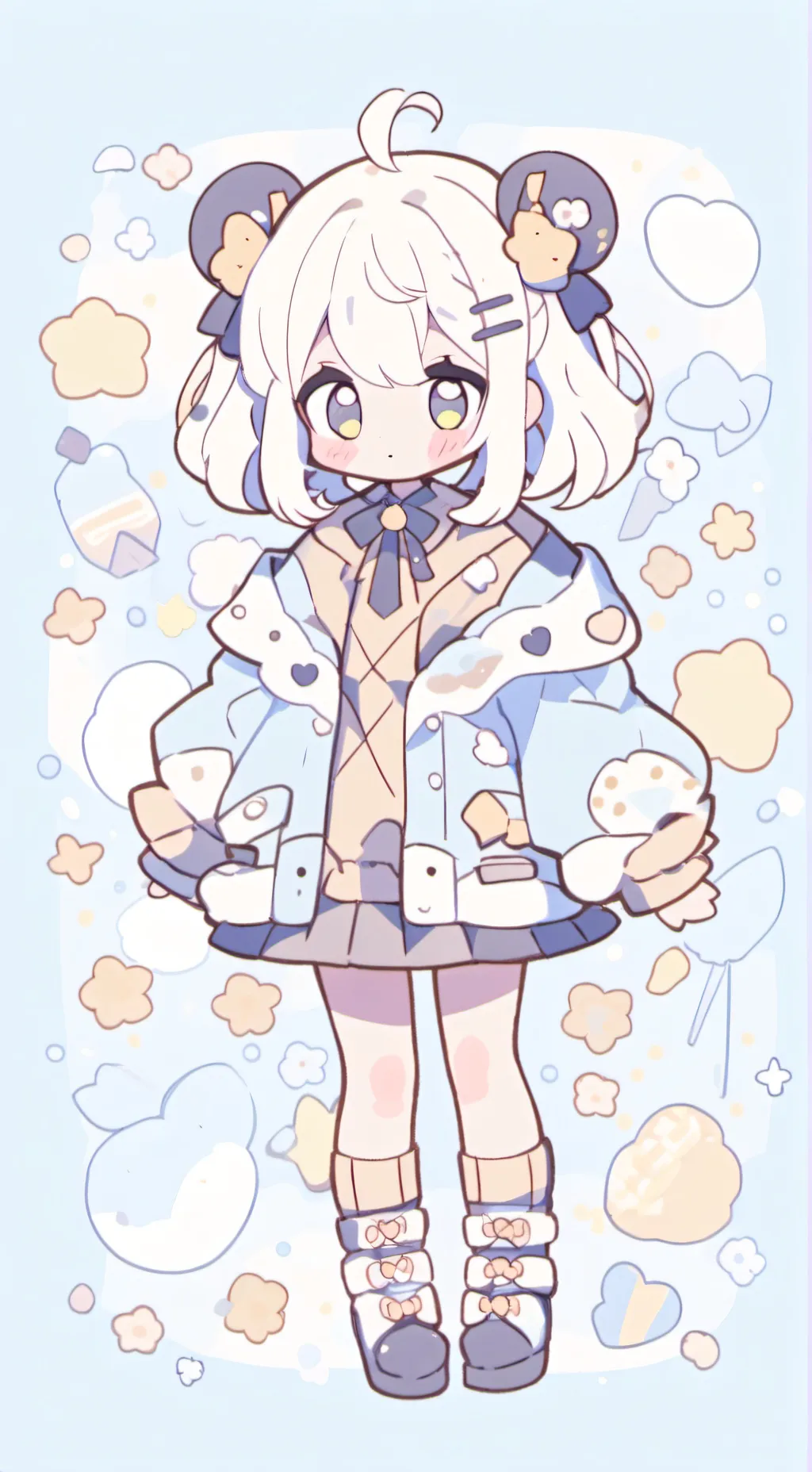 ai character: Mha bus background