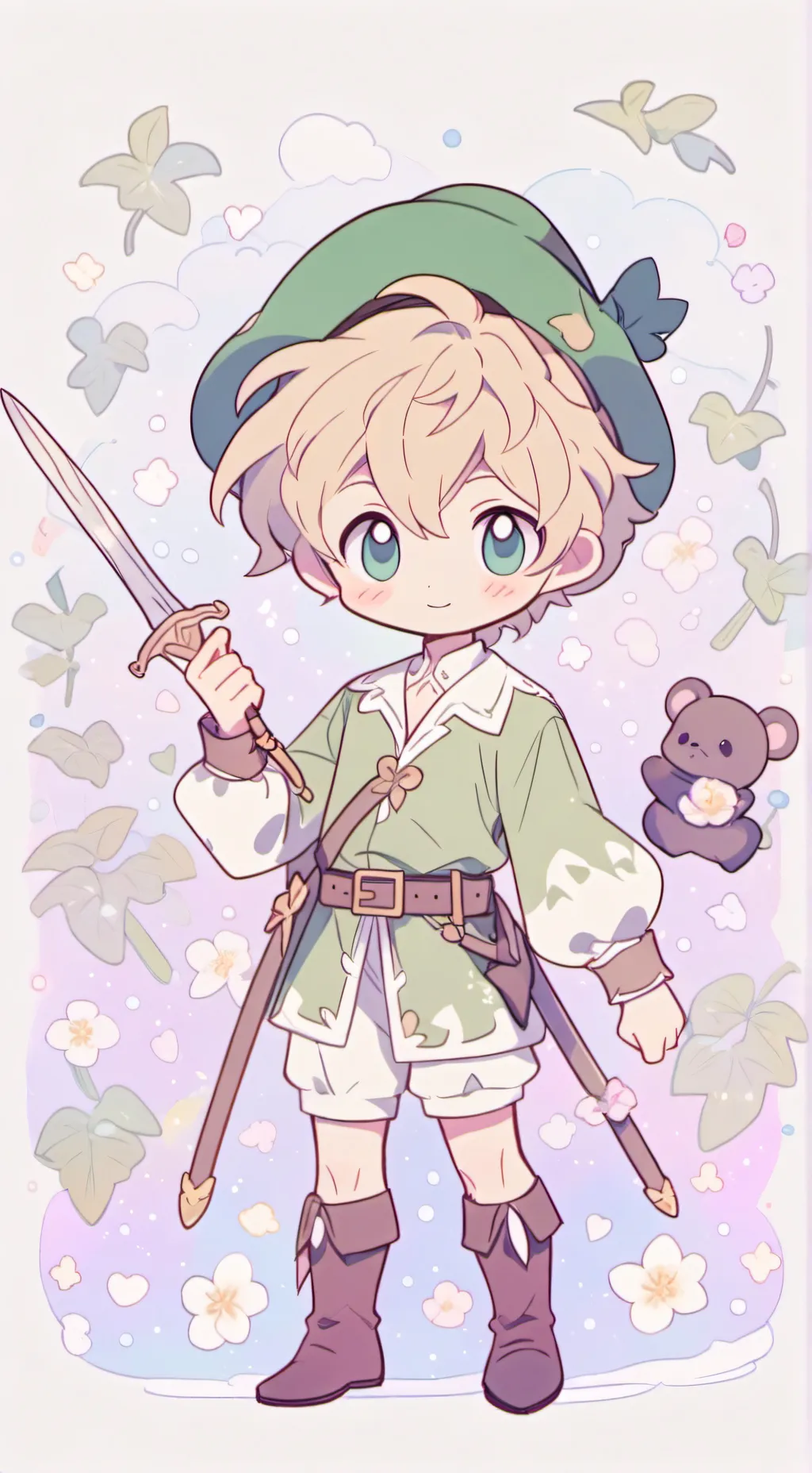 ai character: Peter pan rp  background
