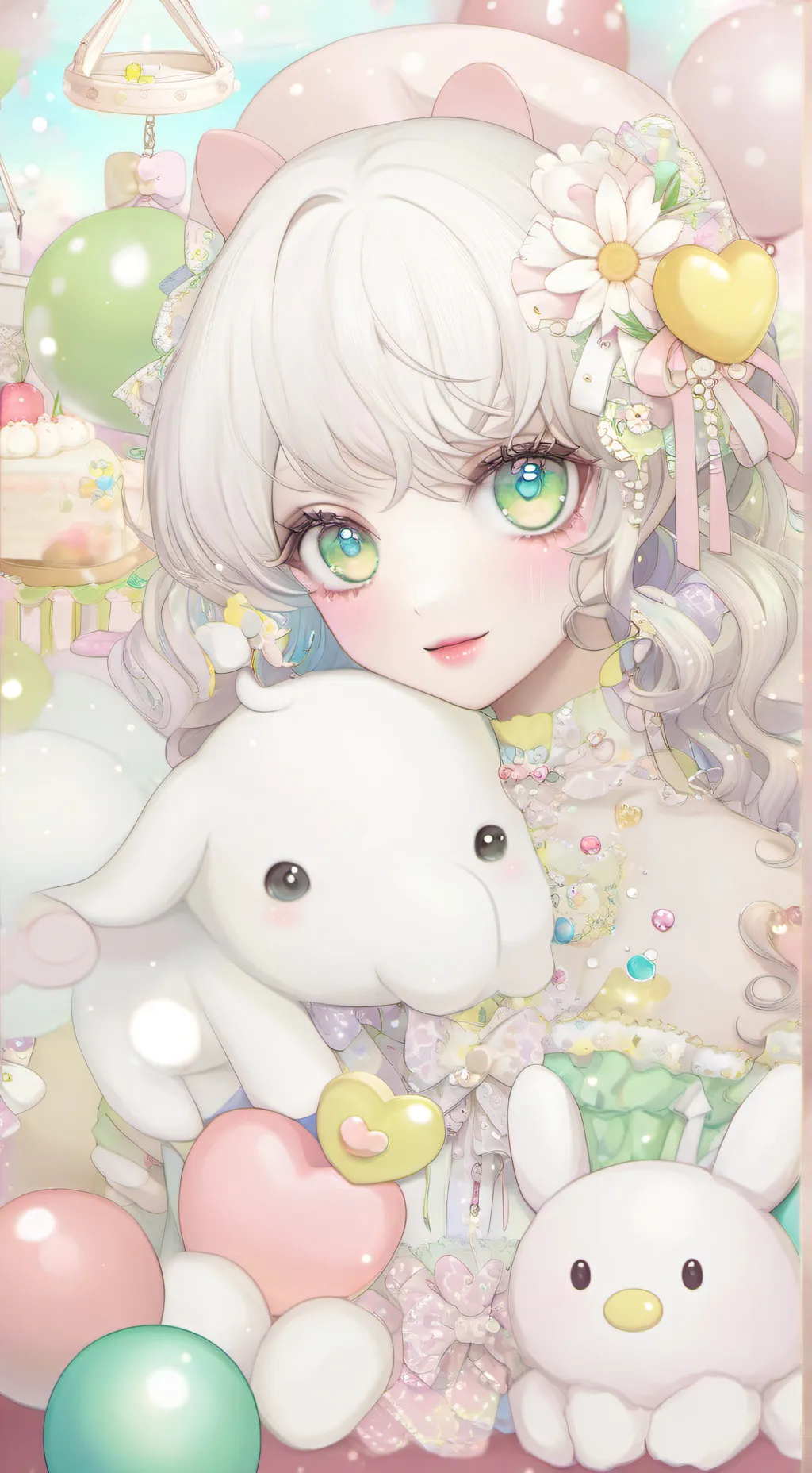 ai character: lovely background