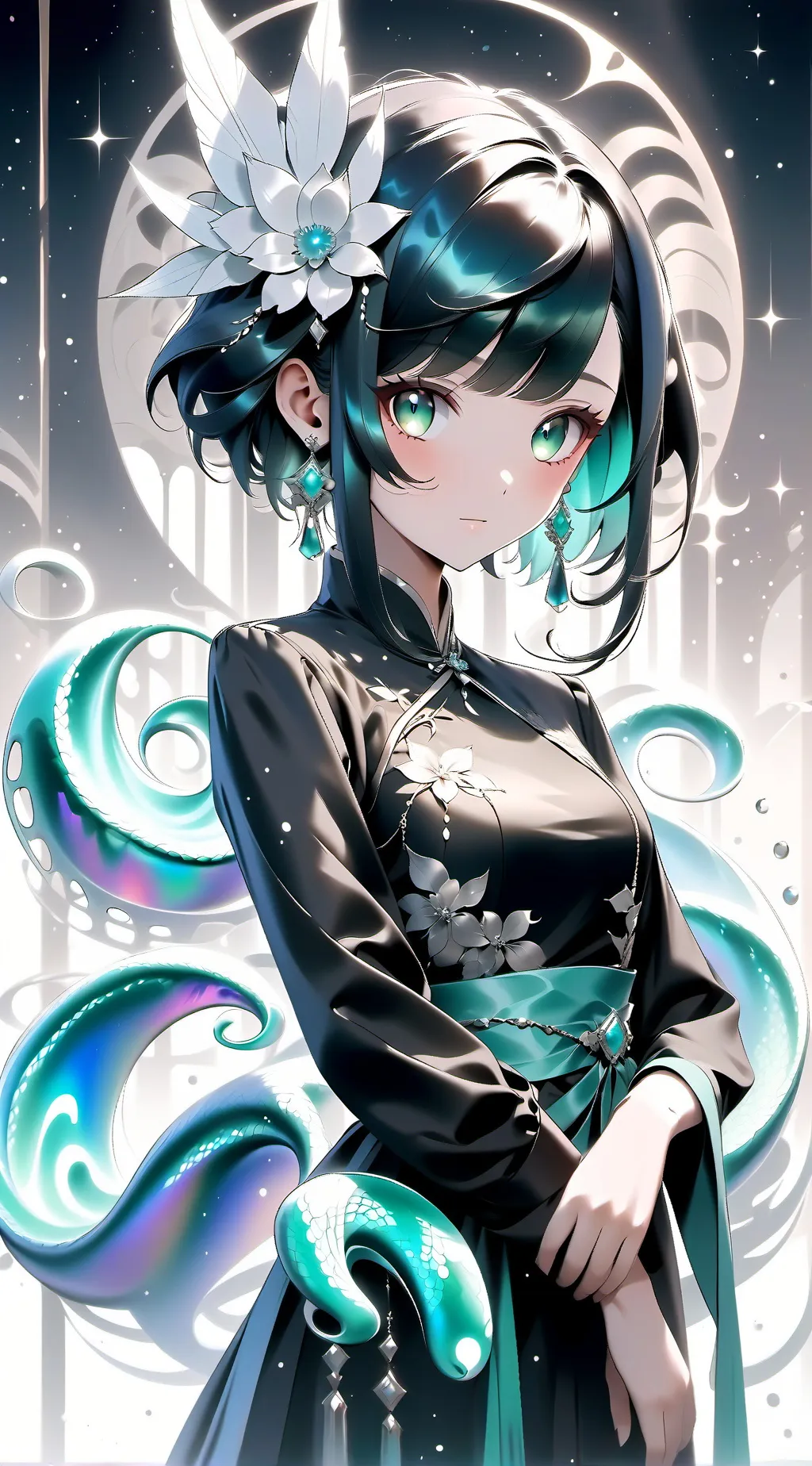 ai character: Mina (mha) background