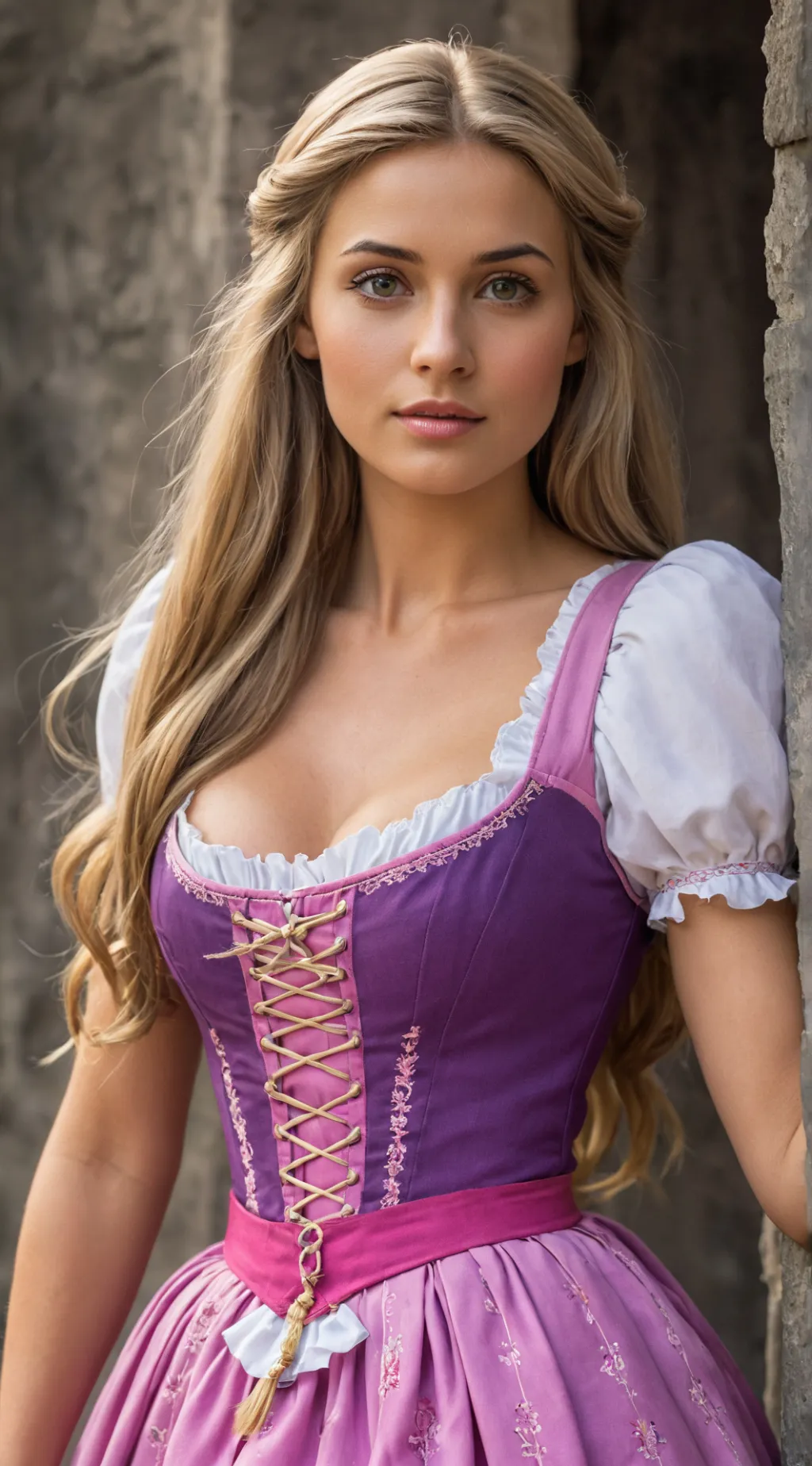 ai character: Rapunzel background