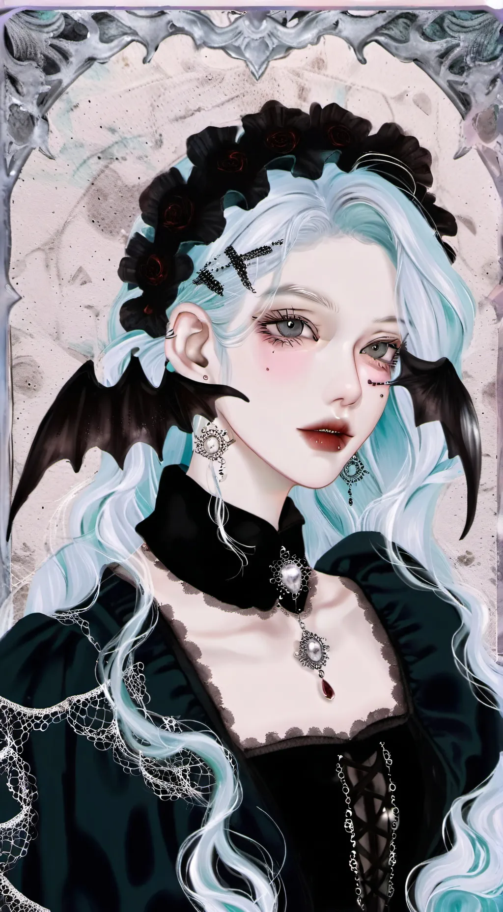 ai character: Moon (girl)  background
