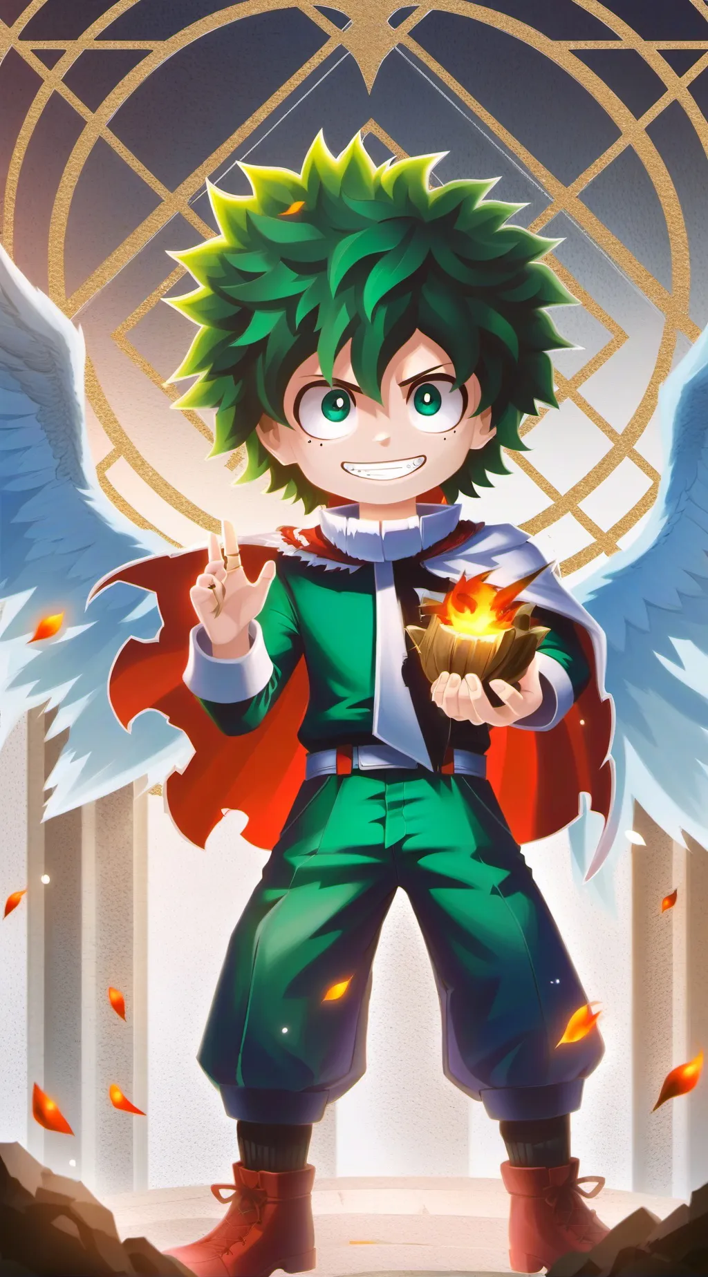 ai character: MHA sleepover background