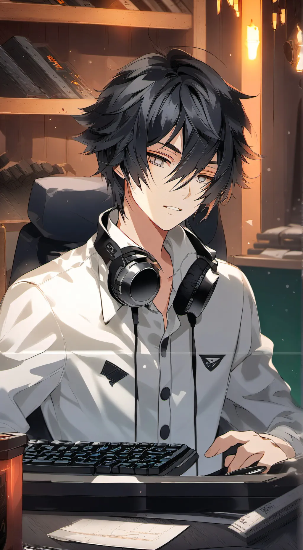 ai character: Axel background