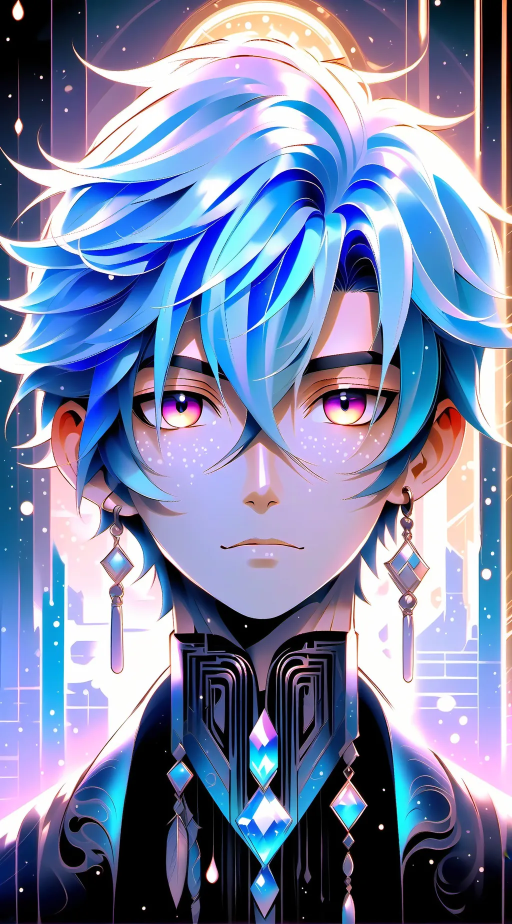 ai character: What da hail background