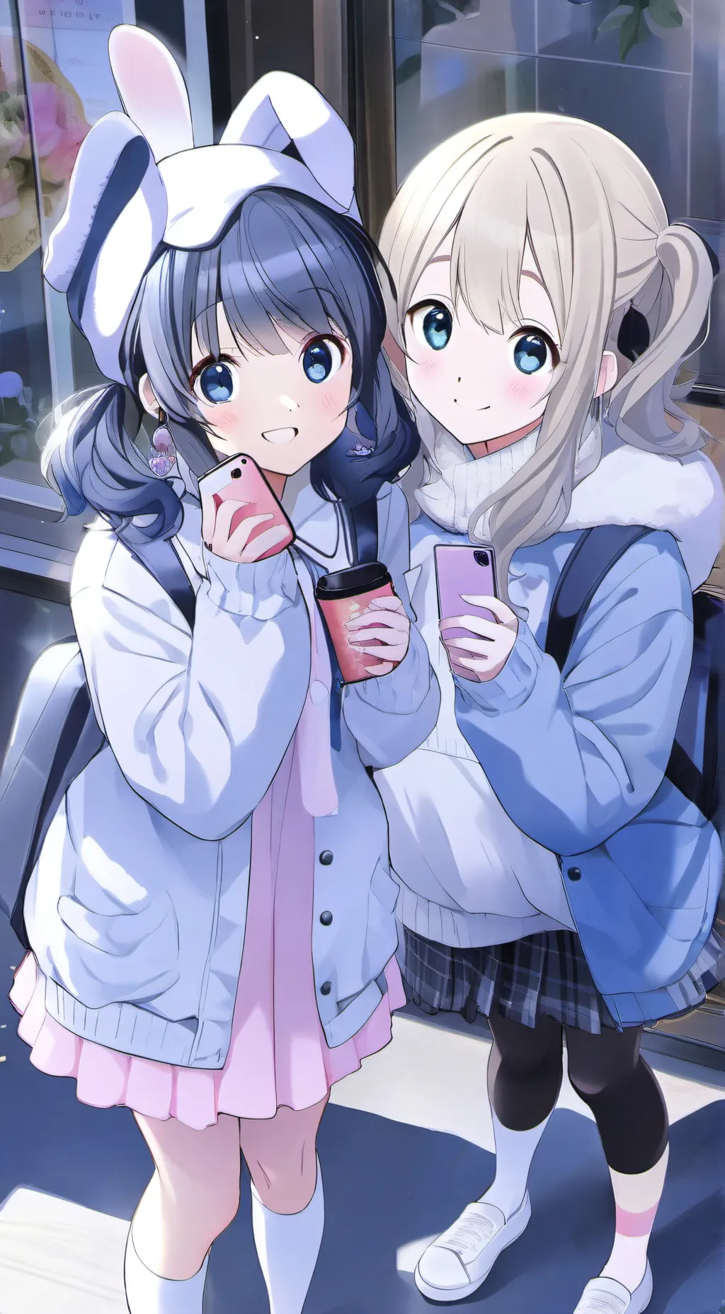 ai character: Suki and Katie background