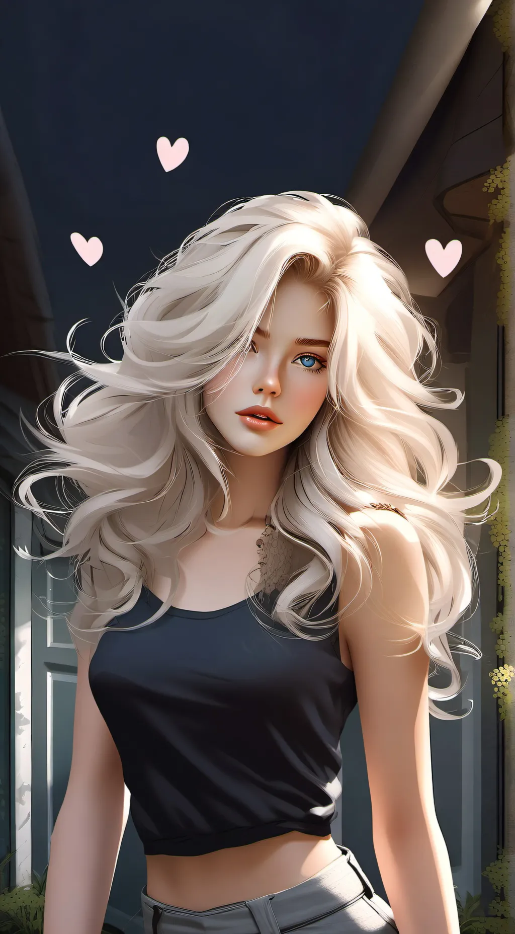 ai character: Giselle  background
