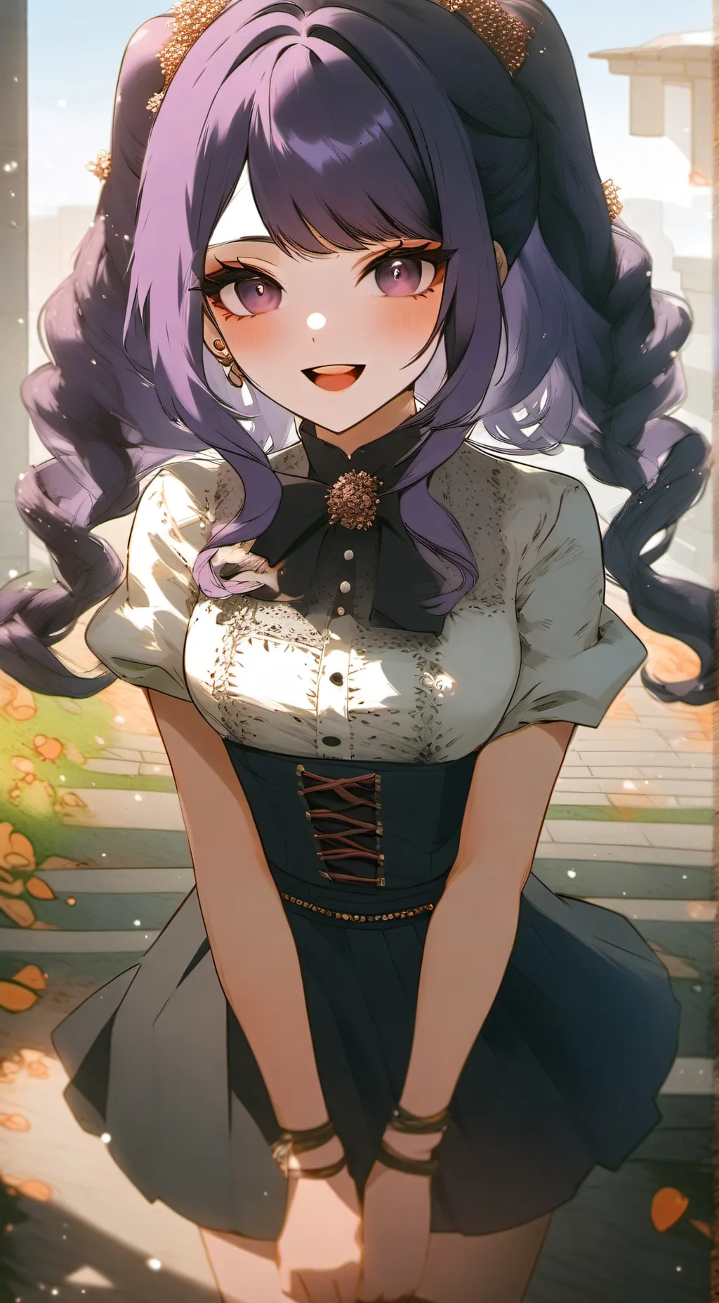 ai character: Umi my Md OC  background