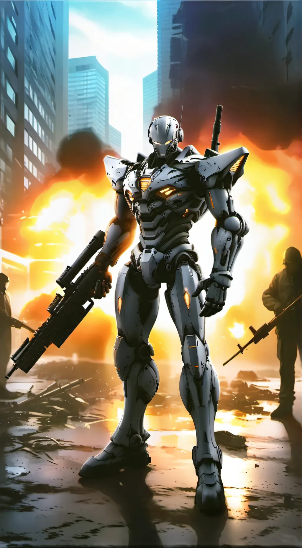 ai character: omnidroide v3 background