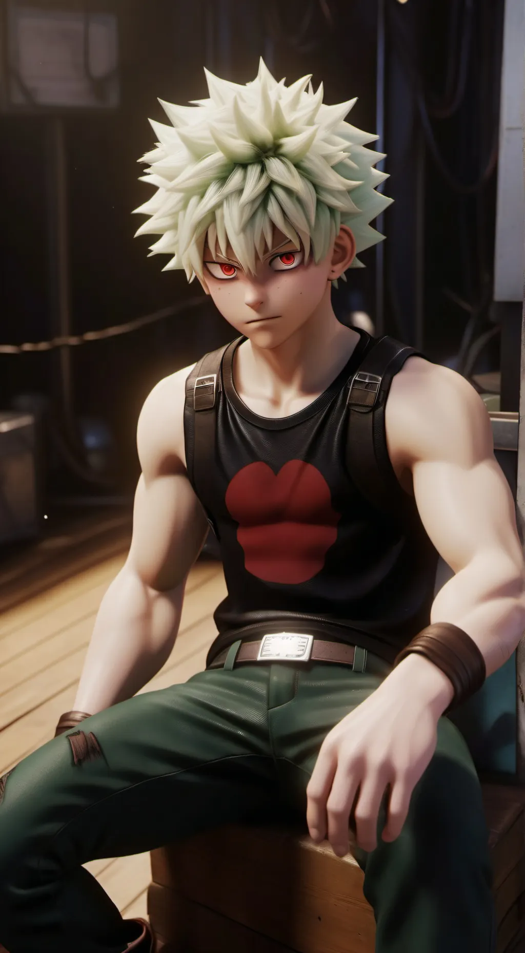 ai character: Explosion of Love background