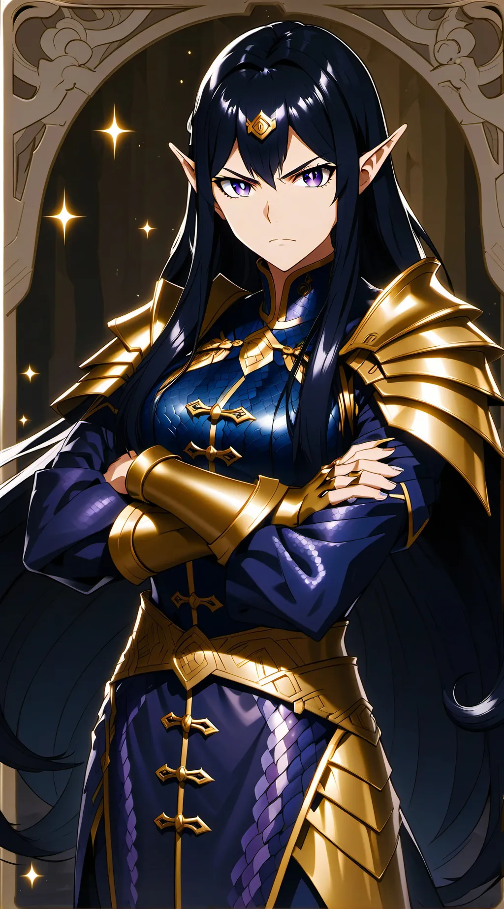 ai character: orochi kagutsuchi  background