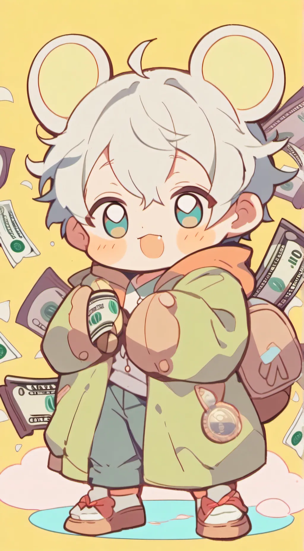 ai character: Minu 🐒 background