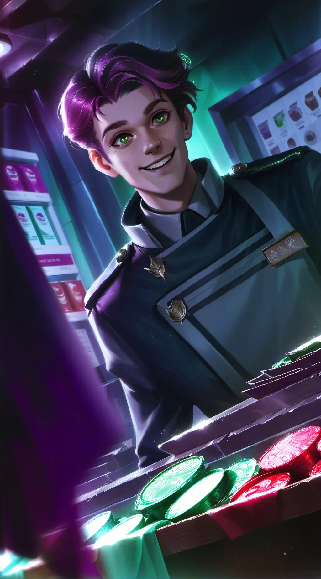 ai character: Kai background