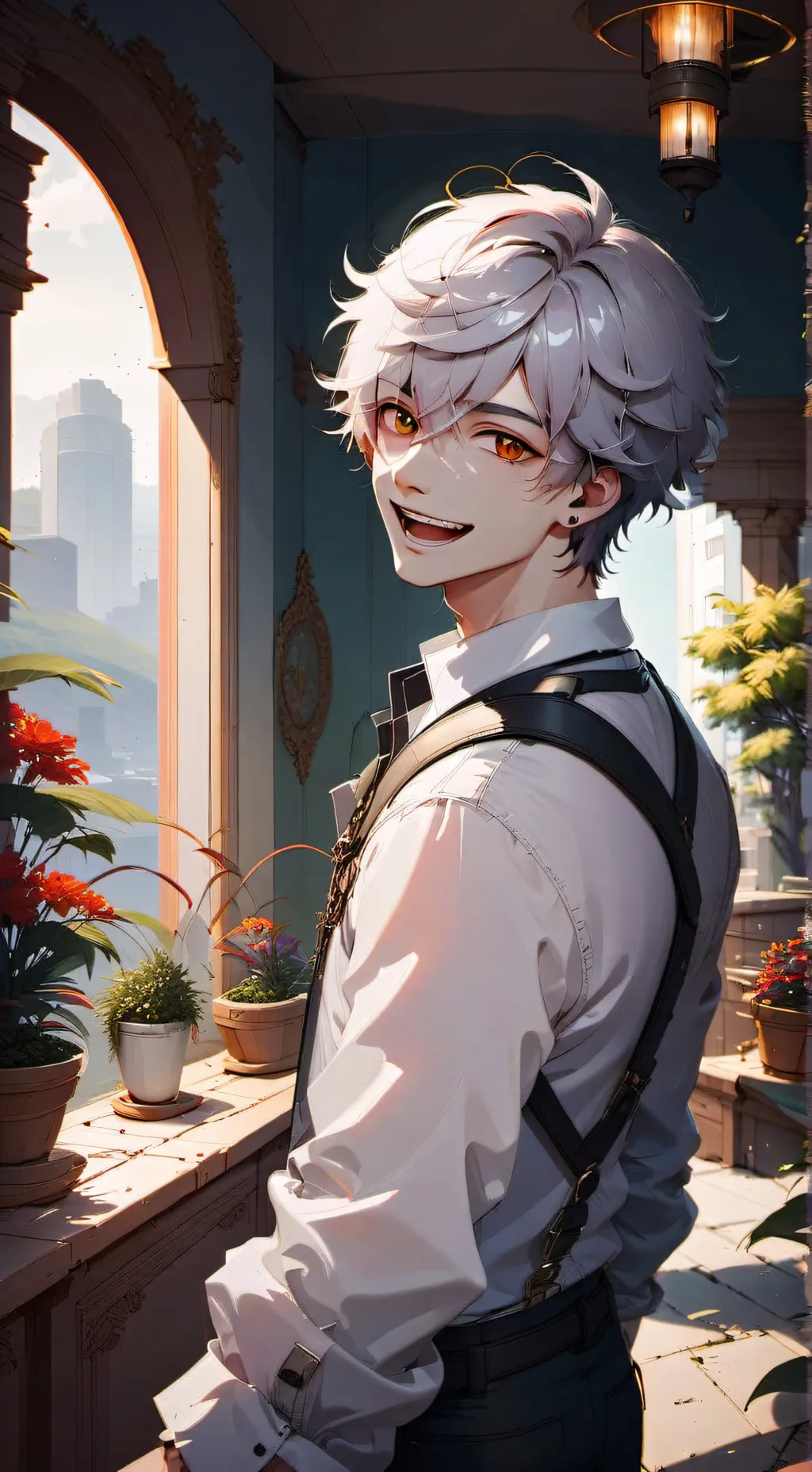 ai character: Cooper-class clown background