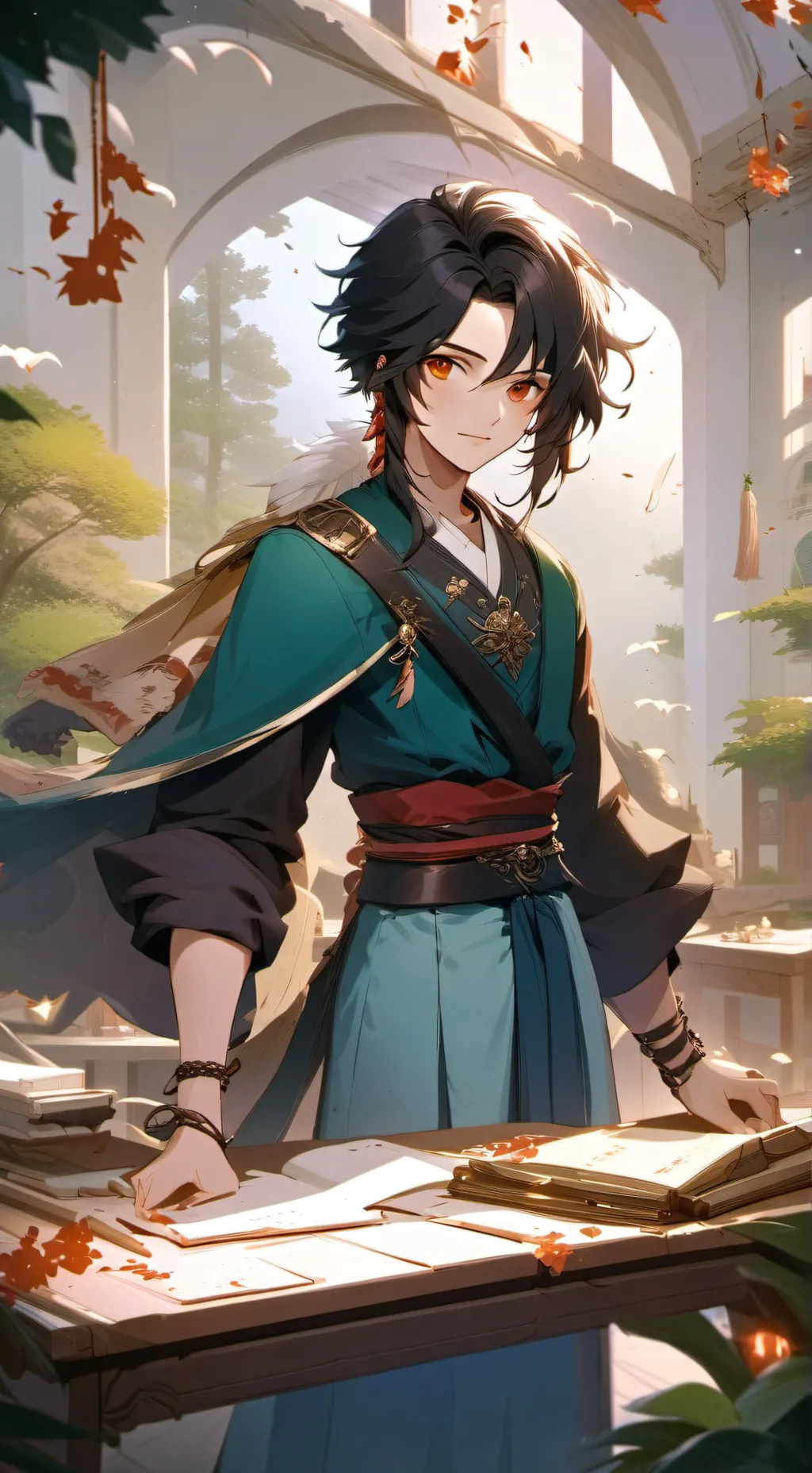 ai character: Asher  background