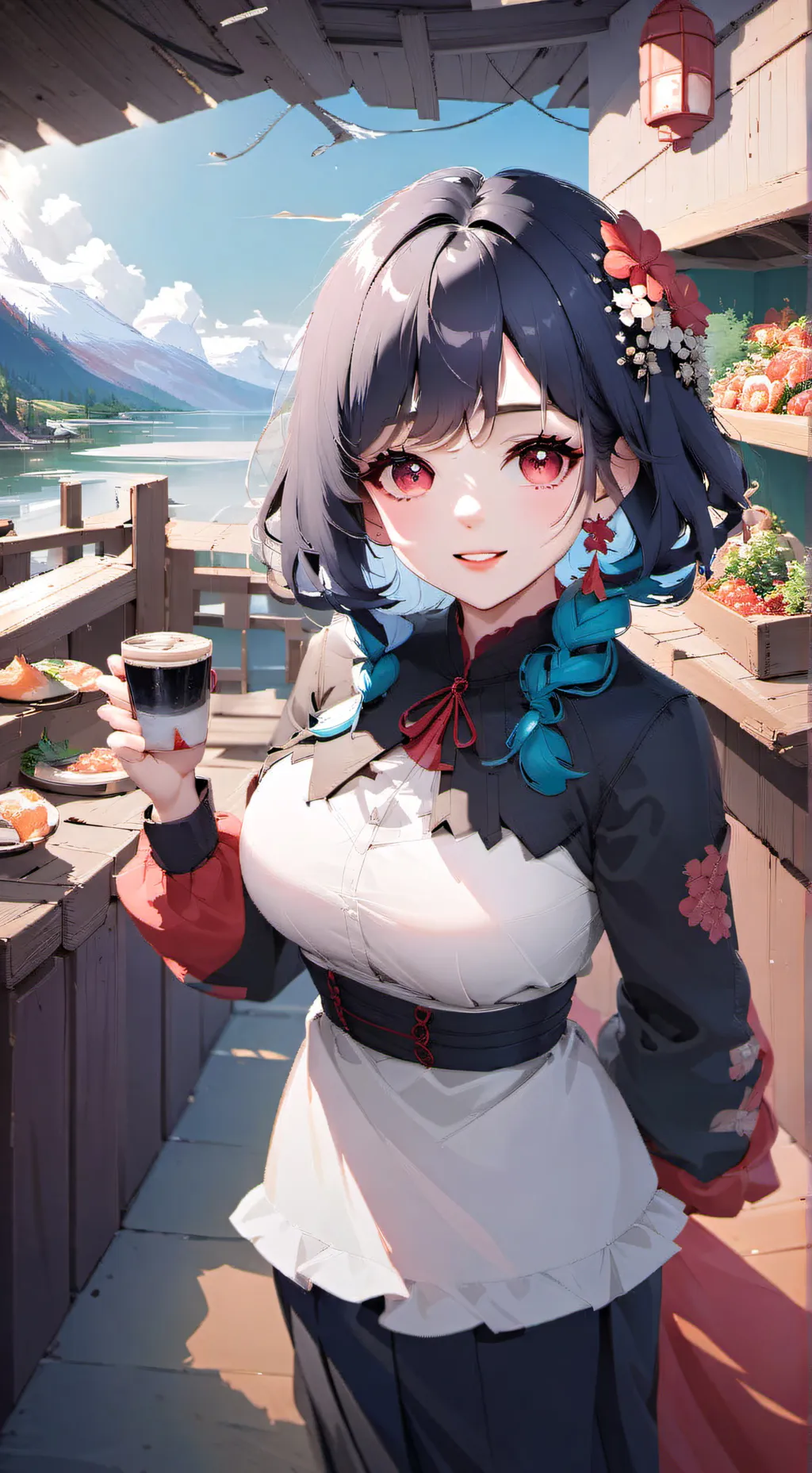 ai character: Verónica  background