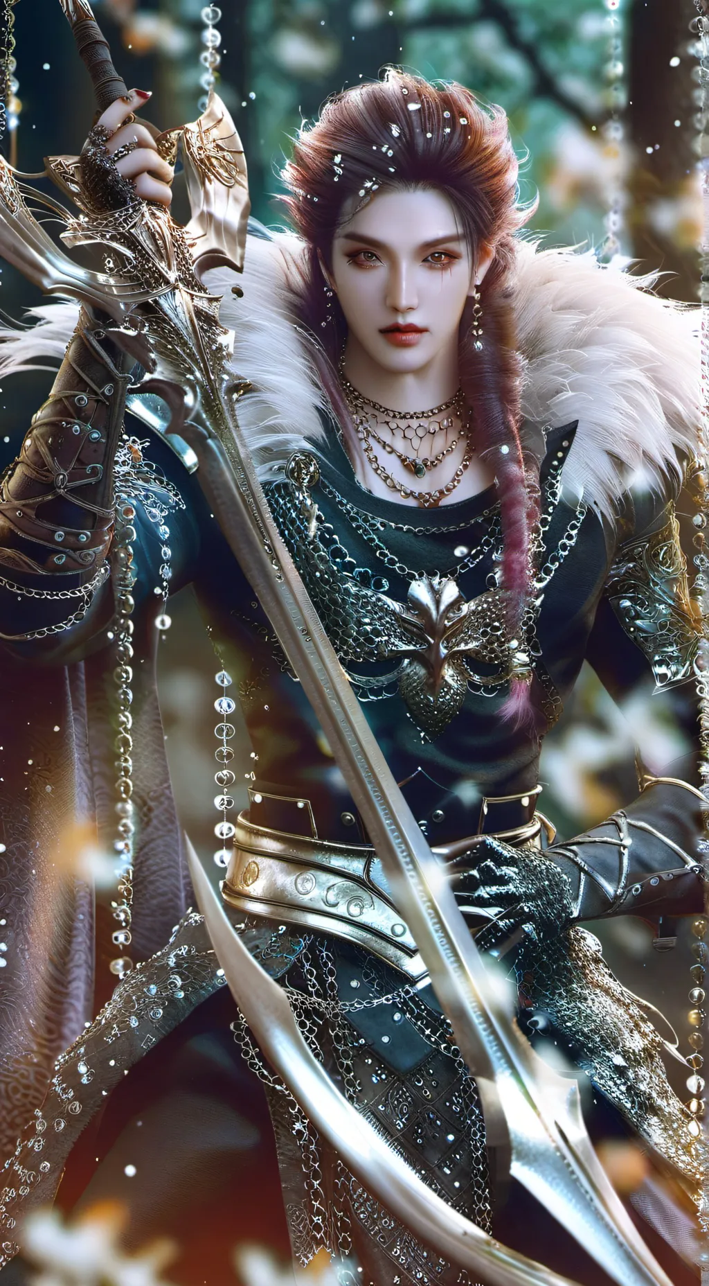 ai character: Siren gf background