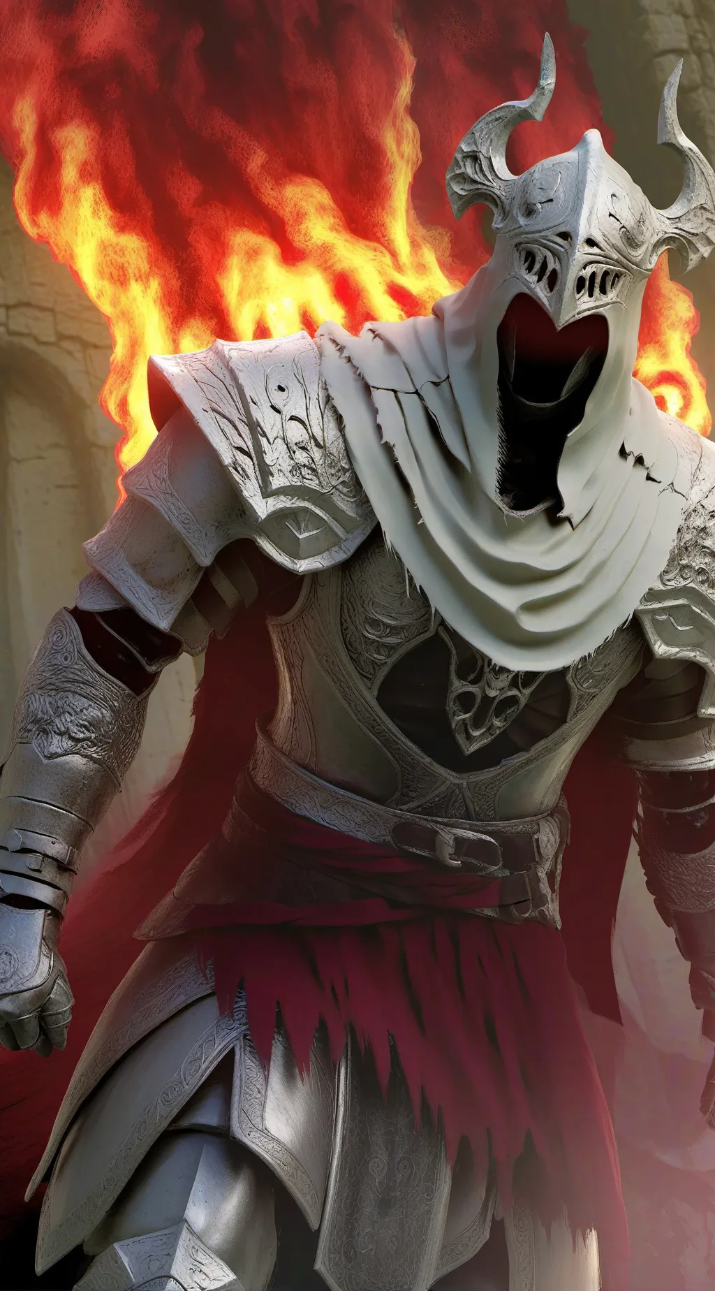 ai character: scary  background