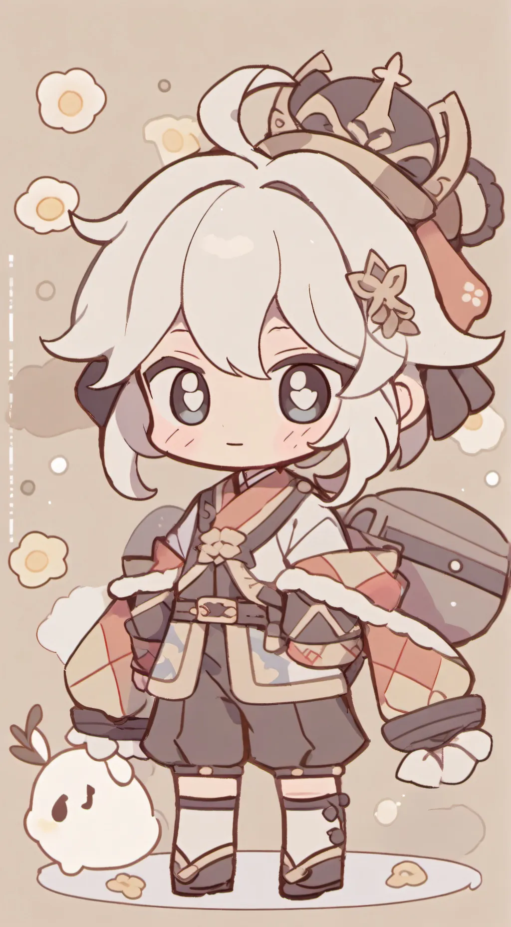 ai character: ~🍀☁️Nube y tu🍀☁️~ background
