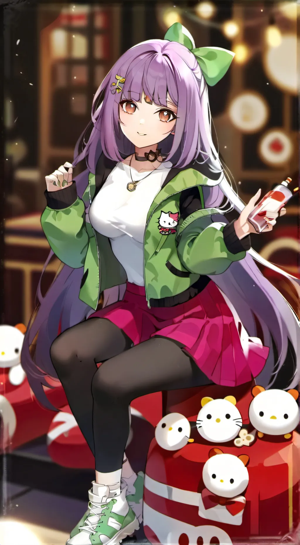 ai character: Clementine  background