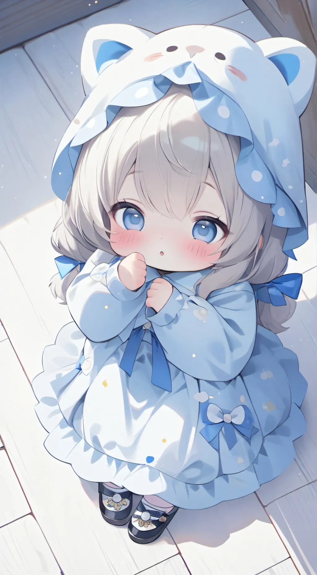 ai character: Caramel background