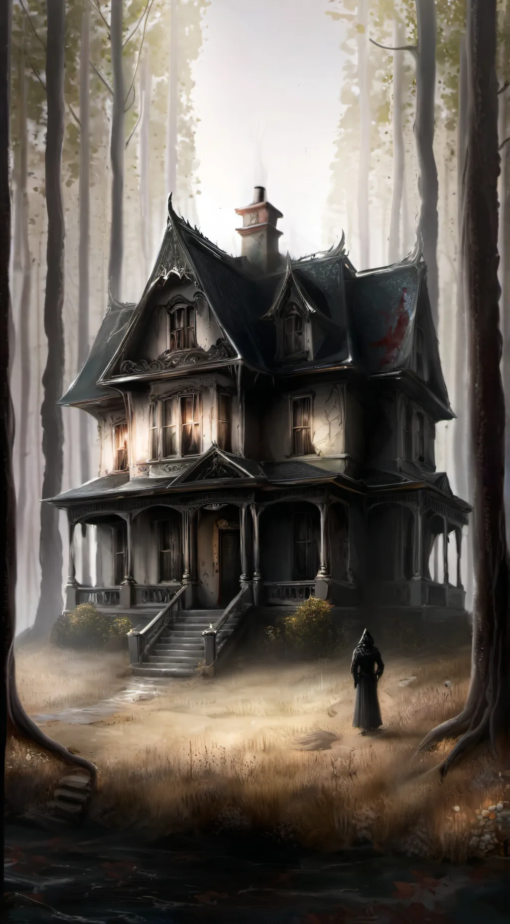 ai character: Creepypasta background