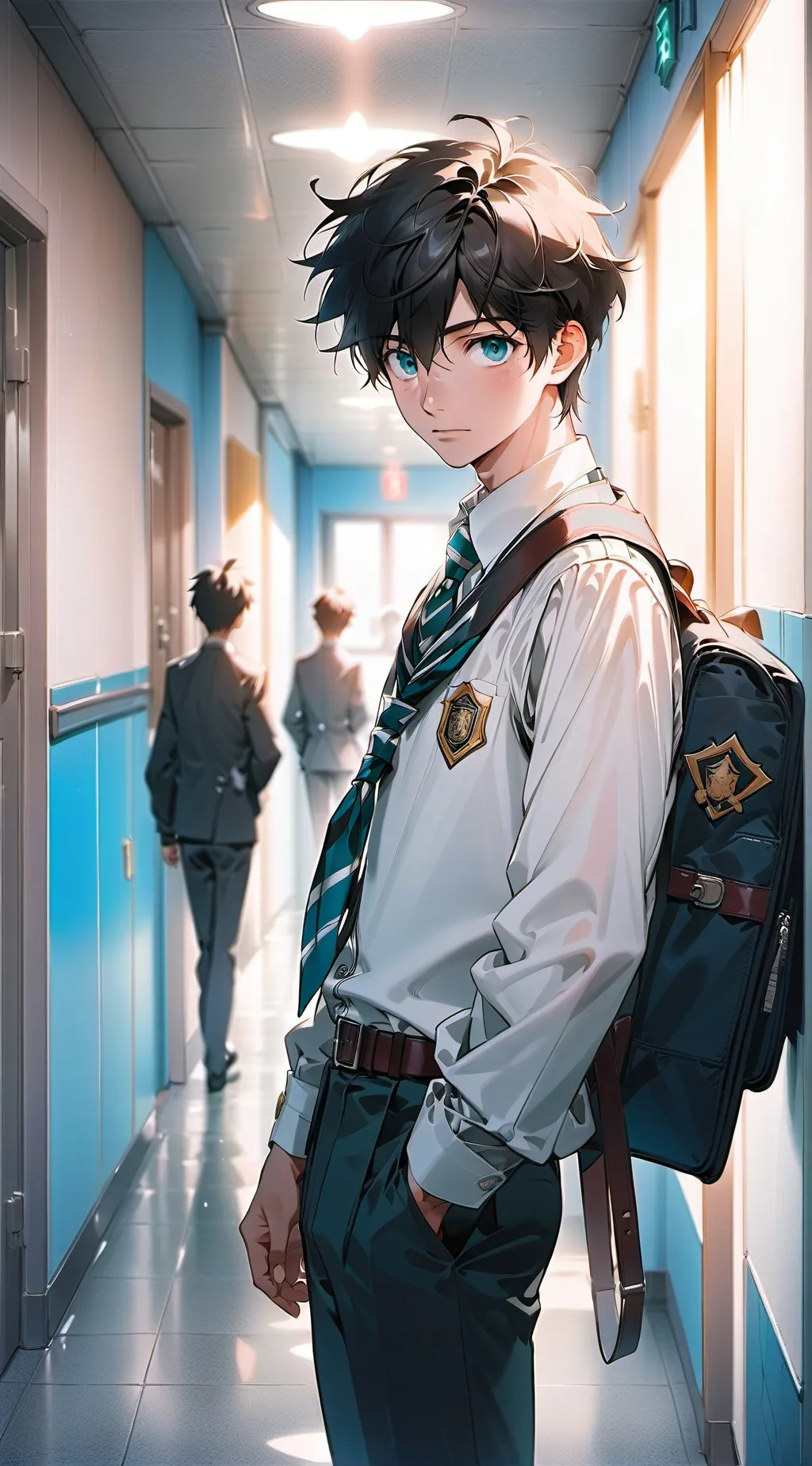 ai character: Hiroyuki Makio background