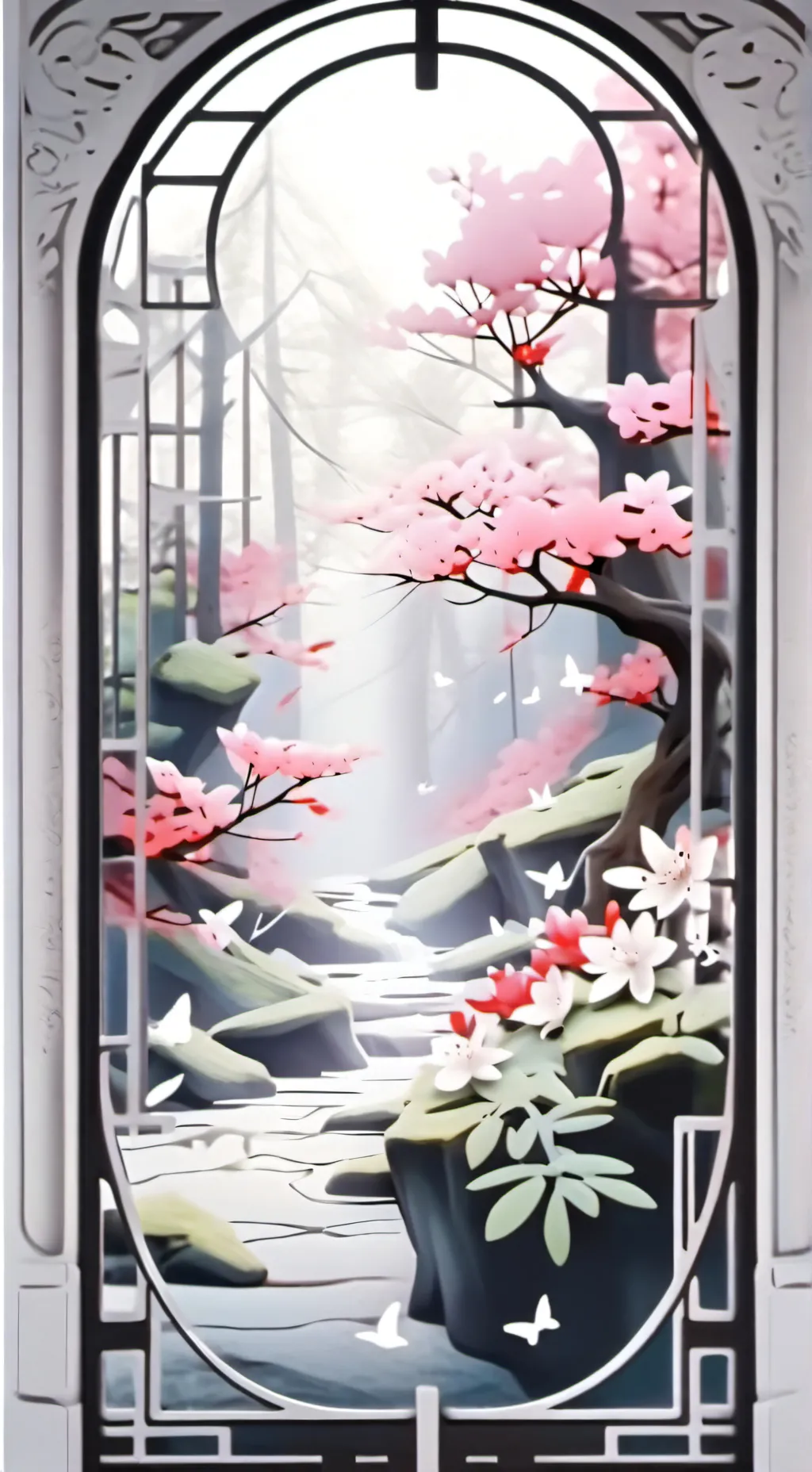 ai character: group of students background