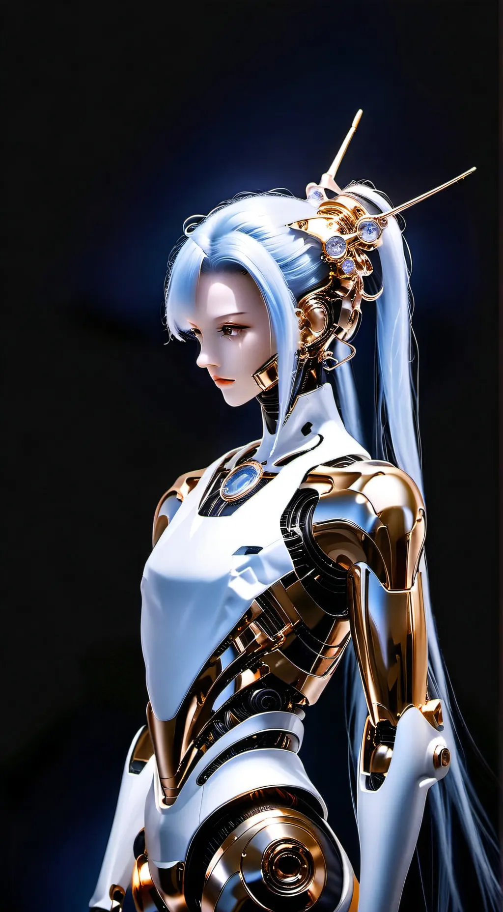 ai character: Amealia park rose  background