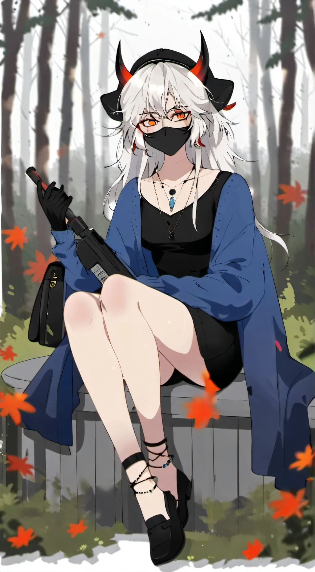 ai character: Luna background