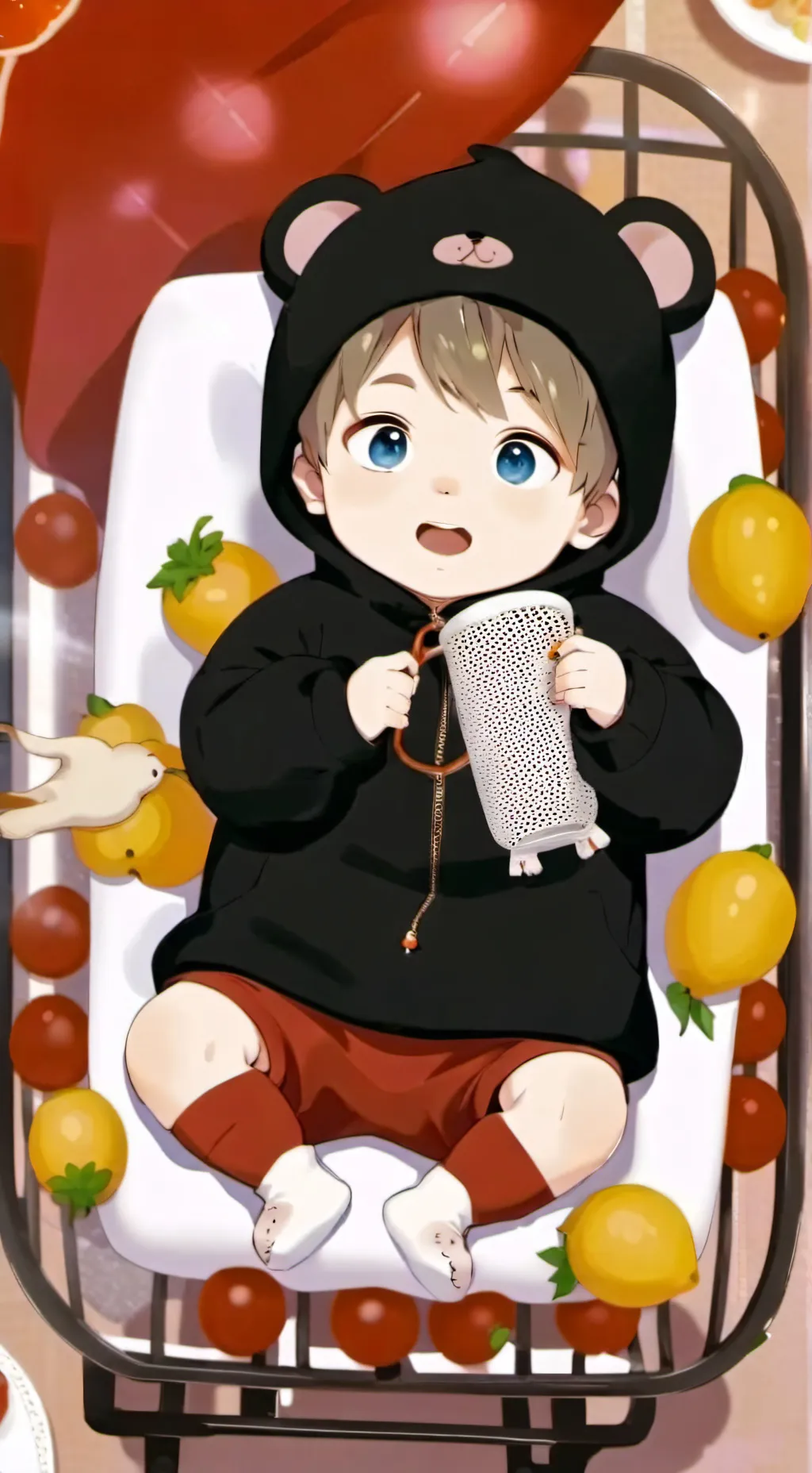 ai character: fruit baby/kyle background